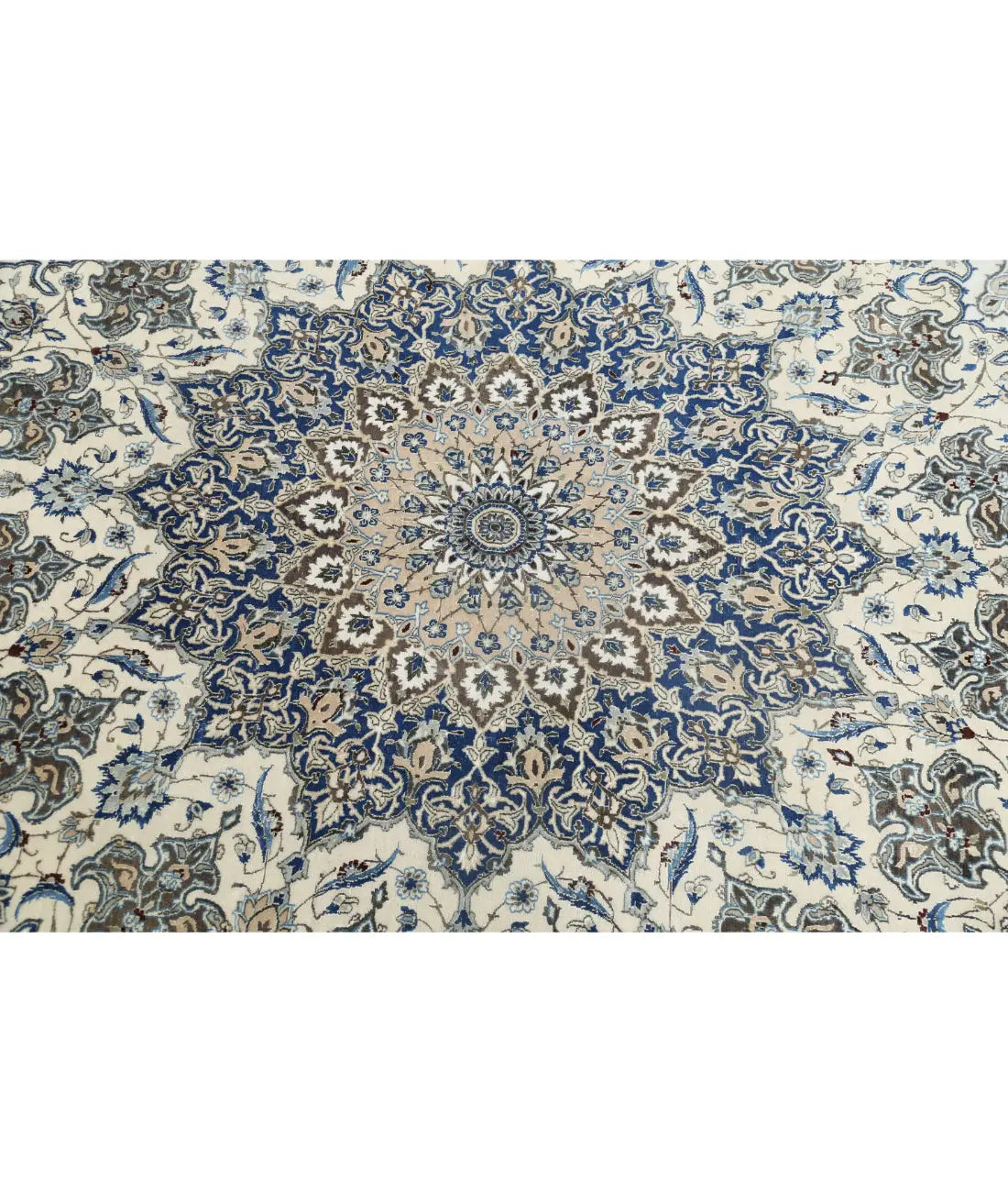 Hand Knotted Masterpiece Persian Nain Habibian Wool & Silk Rug - 16'3'' x 25'6'' - Arteverk Rugs Area rug
