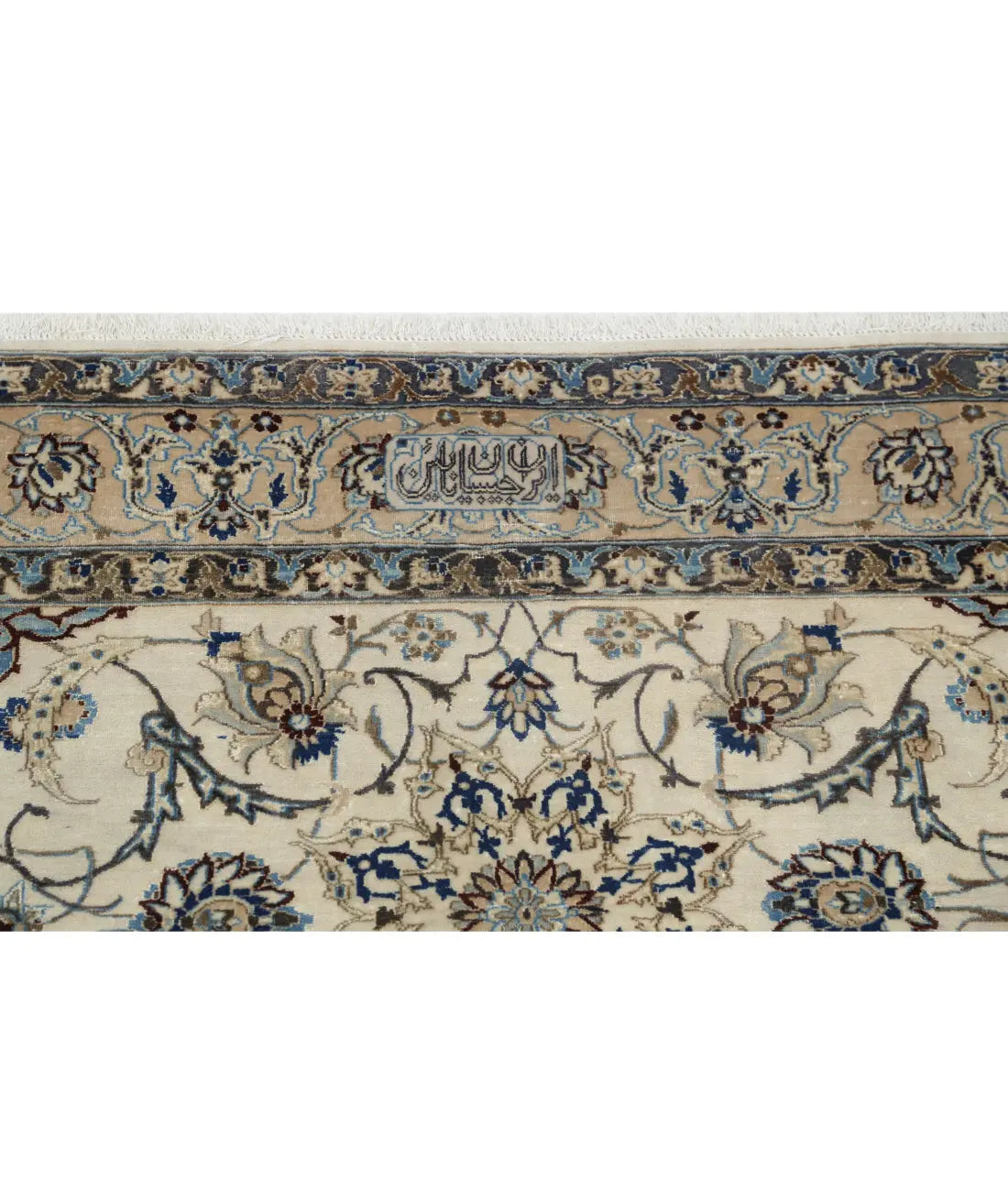 Hand Knotted Masterpiece Persian Nain Habibian Wool & Silk Rug - 16'3'' x 25'6'' - Arteverk Rugs Area rug