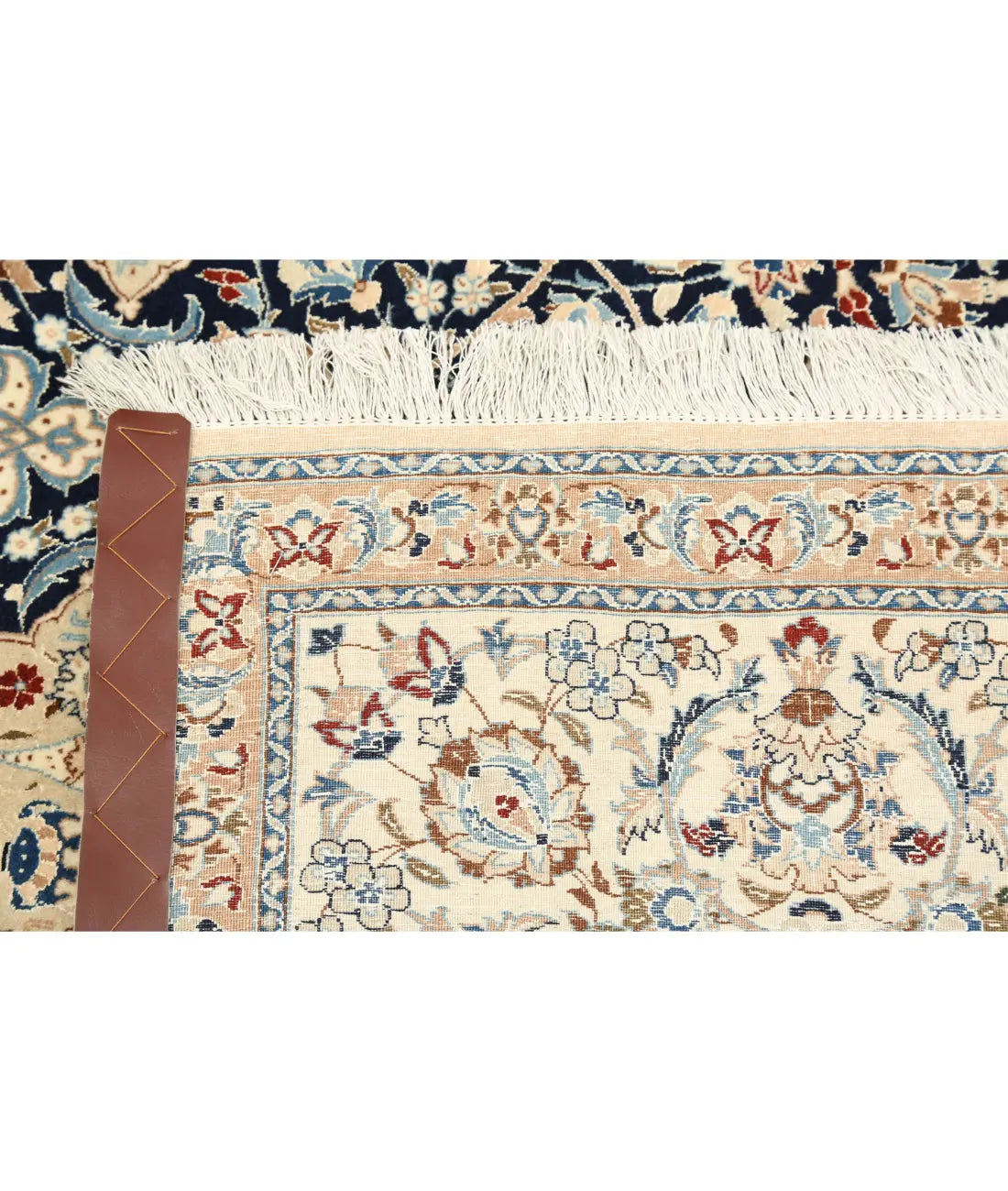 Hand Knotted Masterpiece Persian Nain Wool Rug - 5'9'' x 9'1'' - Arteverk Rugs Area rug