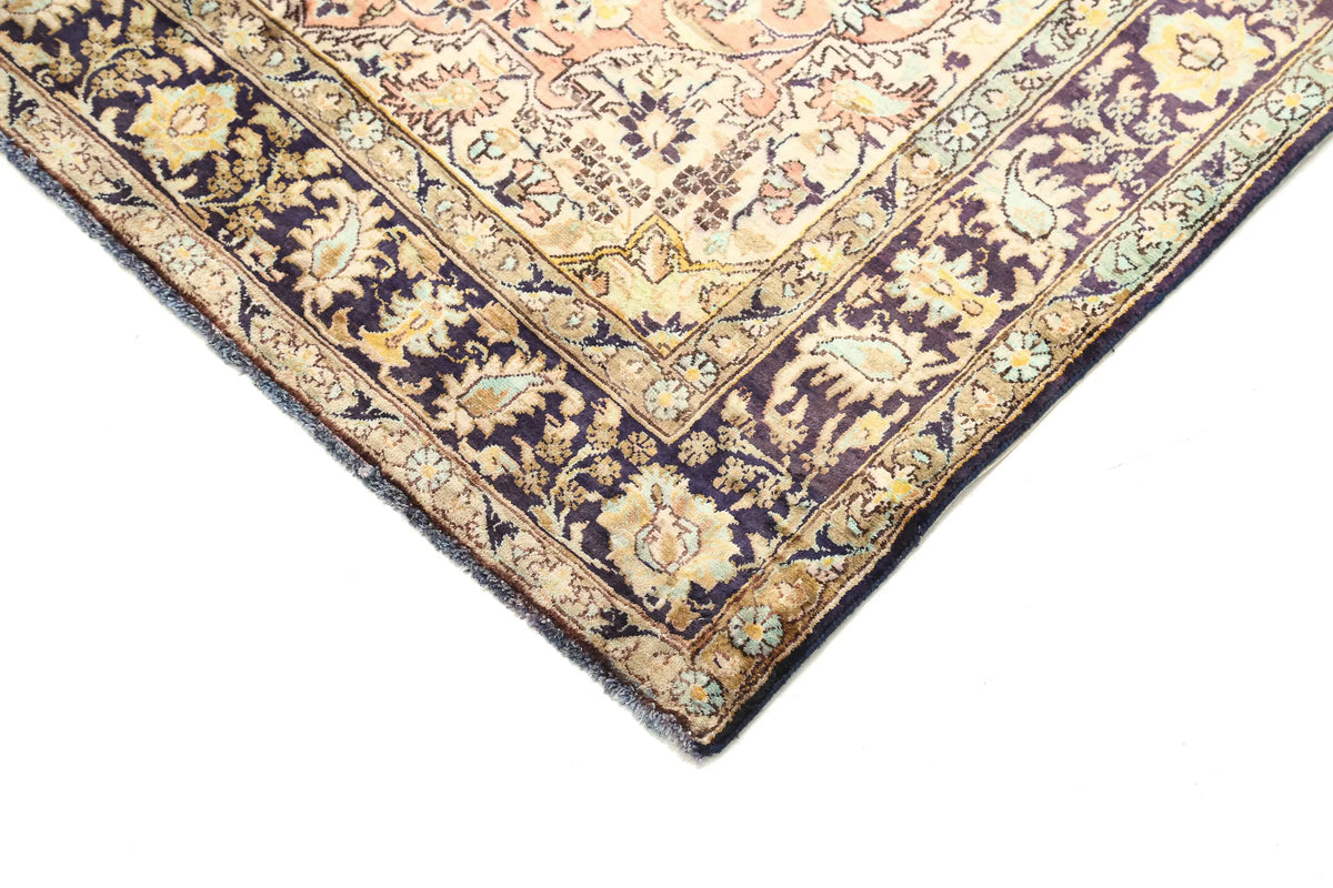 Hand Knotted Masterpiece Persian Qum Silk Rug - 3'4'' x 4'10'' - Arteverk Rugs Area rug