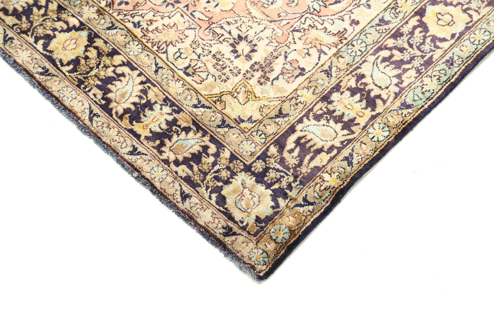 Hand Knotted Masterpiece Persian Qum Silk Rug - 3'4'' x 4'10'' - Arteverk Rugs Area rug