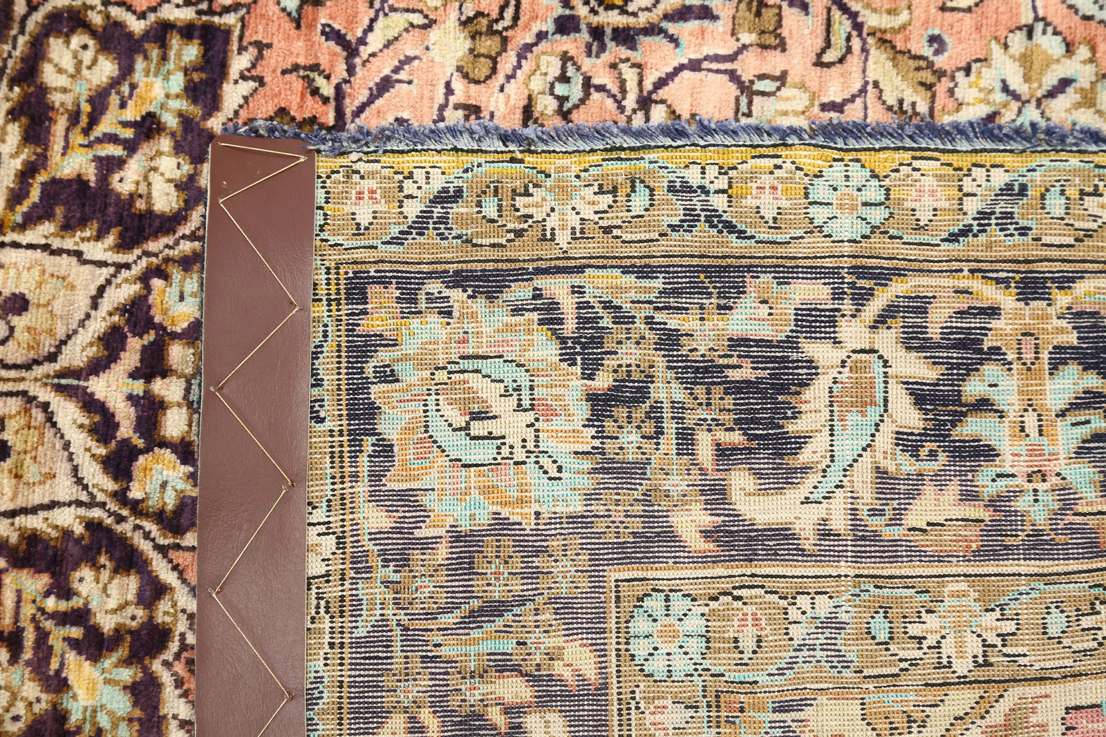 Hand Knotted Masterpiece Persian Qum Silk Rug - 3'4'' x 4'10'' - Arteverk Rugs Area rug