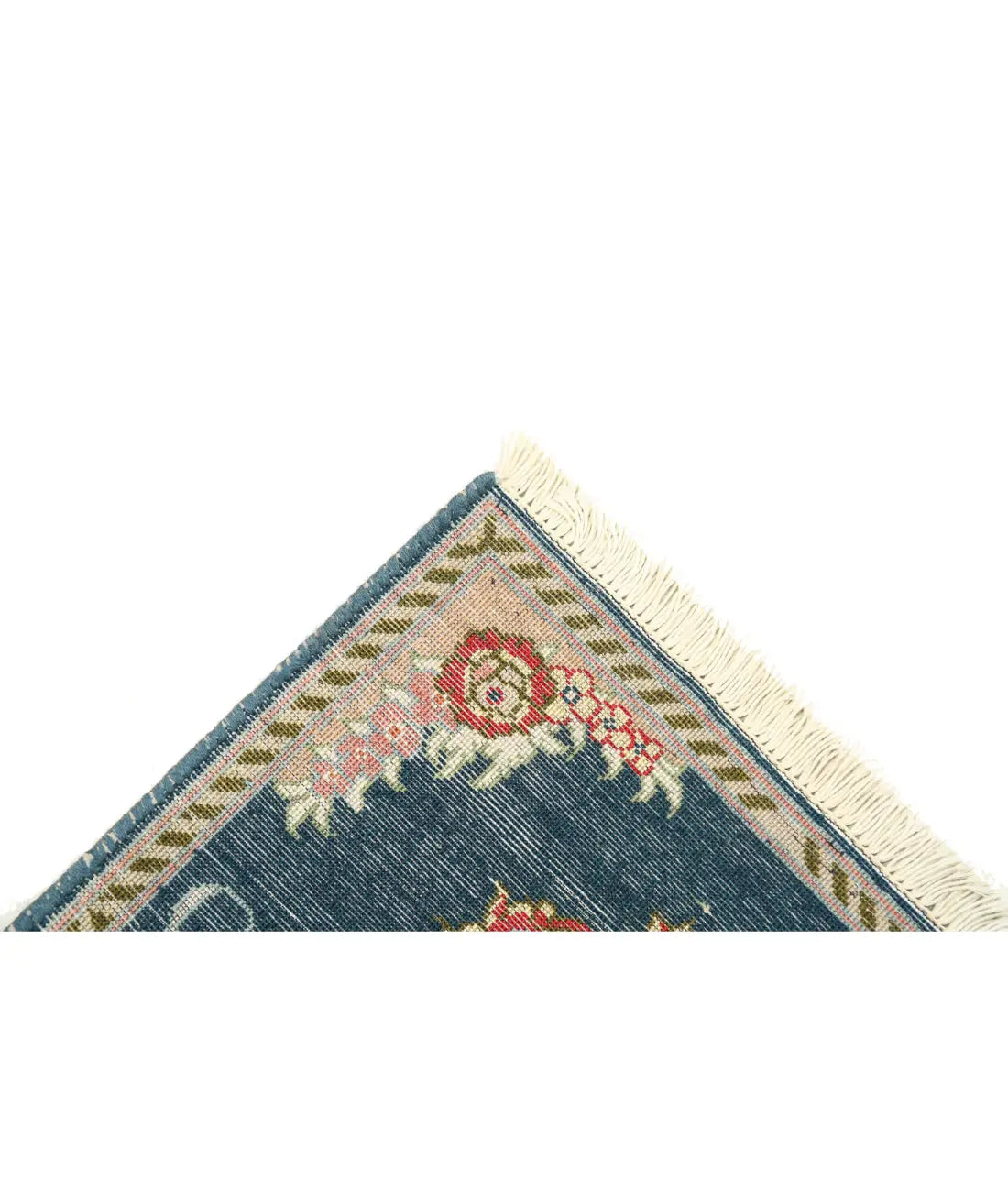 Hand Knotted Masterpiece Persian Tabriz Fine Wool Rug - 1'1'' x 1'3'' - Arteverk Rugs Area rug