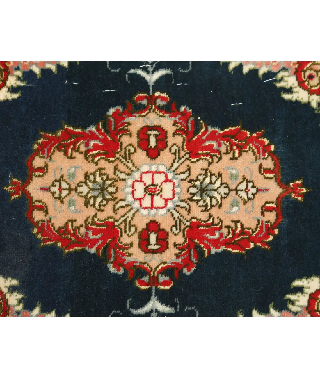 Hand Knotted Masterpiece Persian Tabriz Fine Wool Rug - 1'1'' x 1'3'' - Arteverk Rugs Area rug