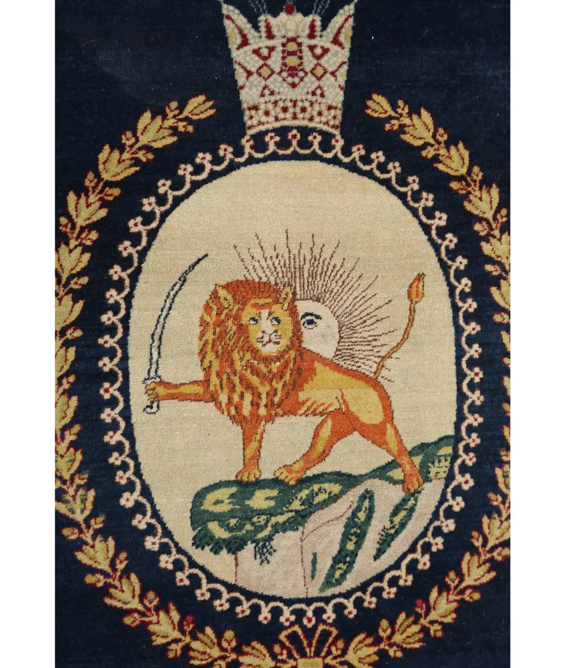 Hand Knotted Masterpiece Oriental Tabriz Fine Wool Rug - 1'5'' x 1'9''