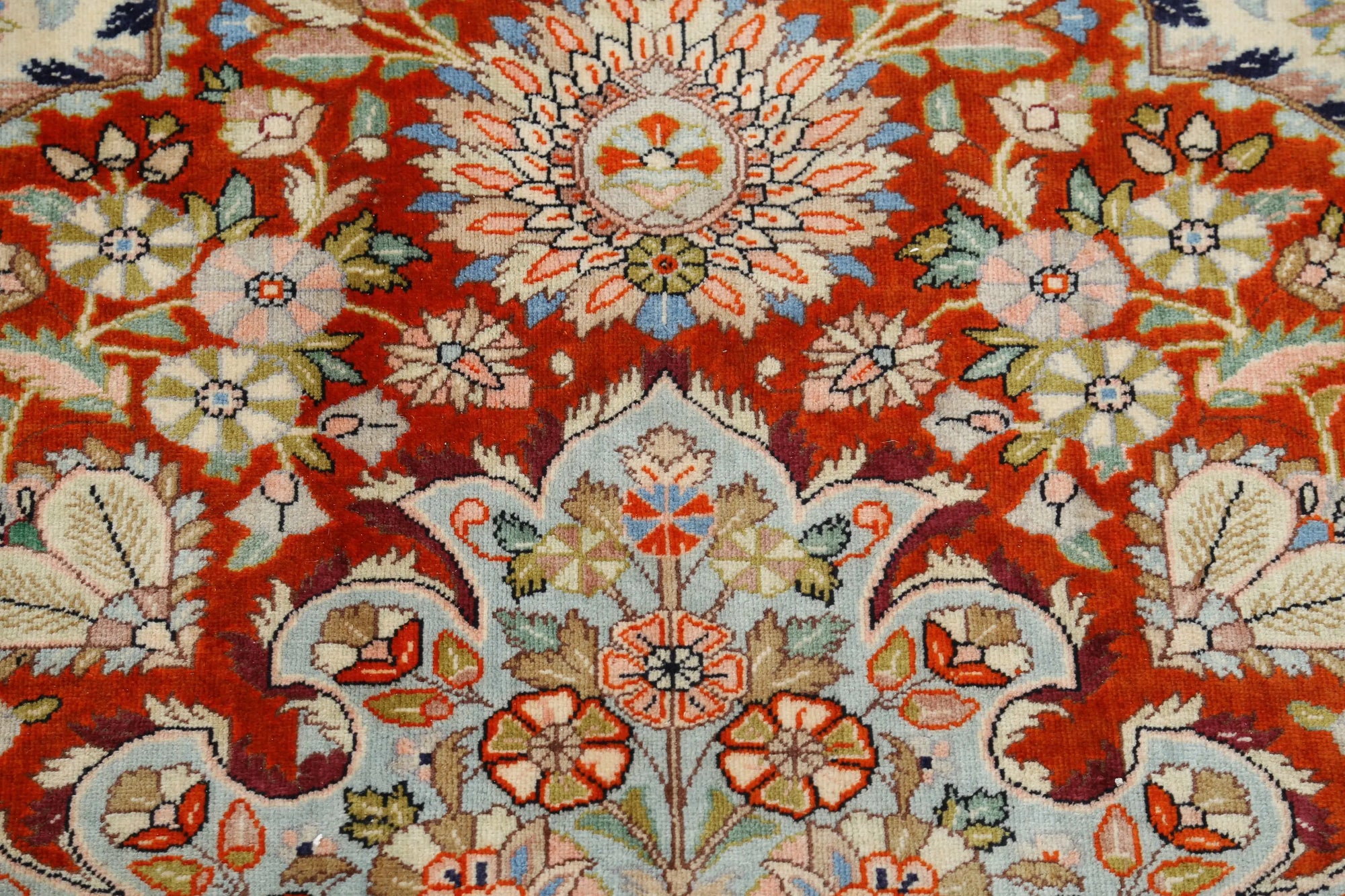Hand Knotted Masterpiece Persian Tabriz Fine Wool & Silk Rug - 12'10'' x 19'6'' - Arteverk Rugs Area rug