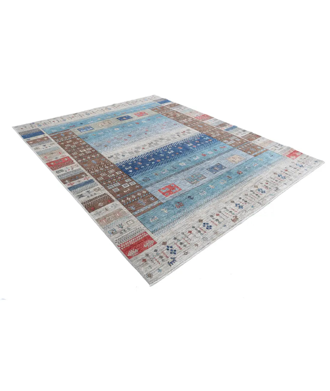 Alfombra de lana Modcar anudada a mano - 8'0'' x 9'7''