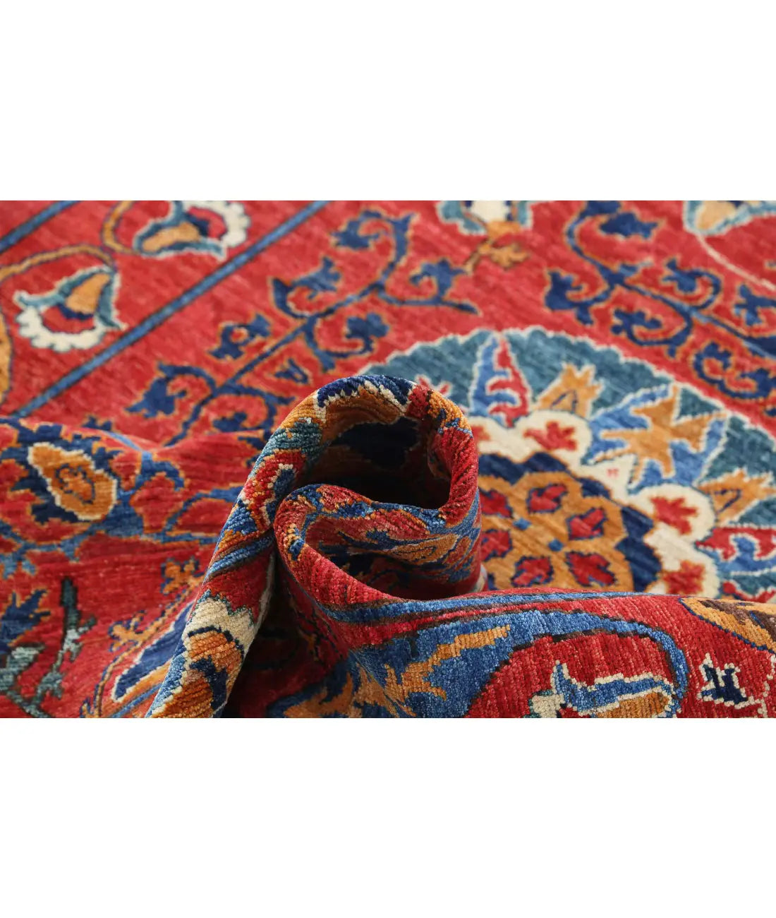 Hand Knotted Nomadic Caucasian Humna Wool Rug - 3'11'' x 6'3'' - Arteverk Rugs Area rug