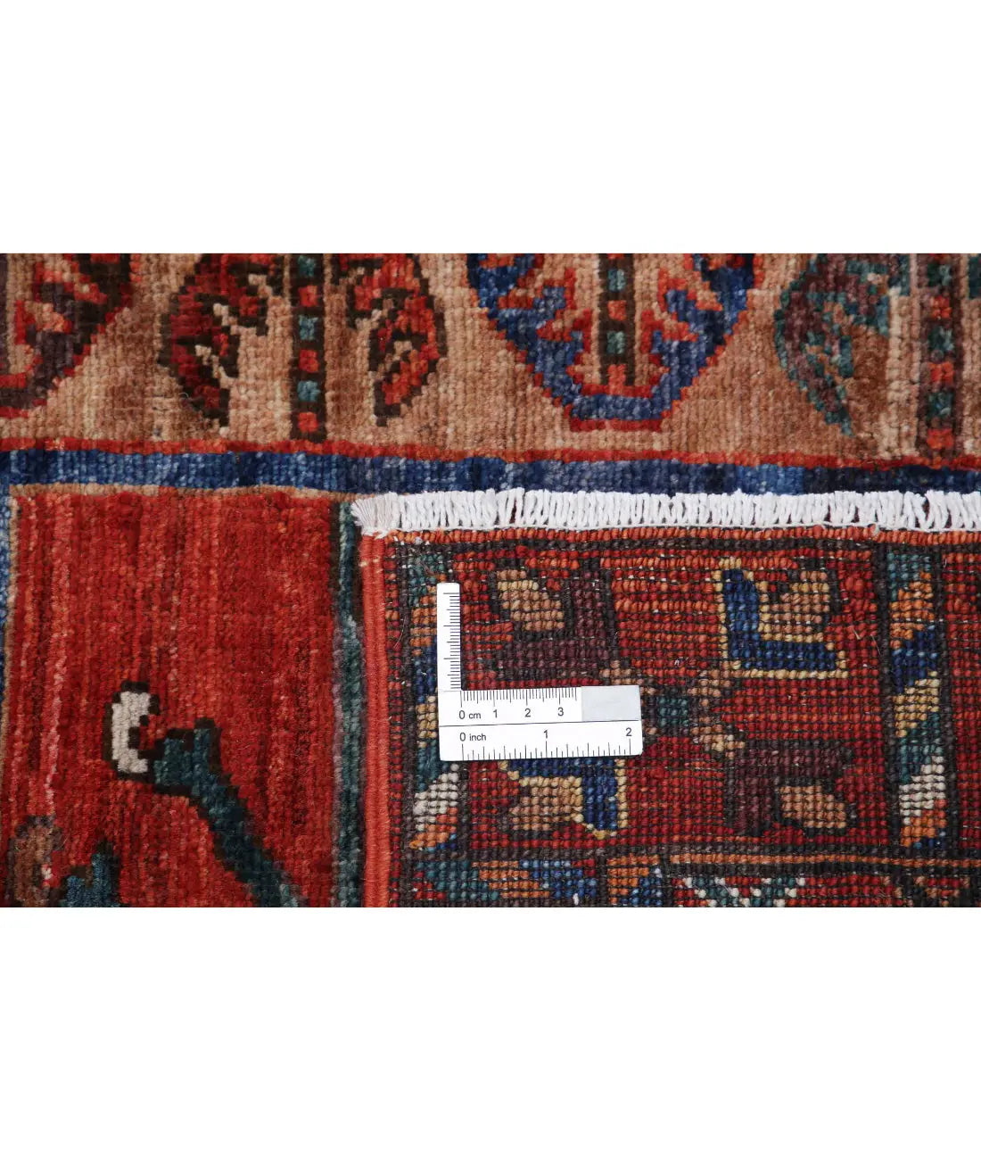 Hand Knotted Nomadic Caucasian Humna Wool Rug - 5'5'' x 6'8'' - Arteverk Rugs Area rug