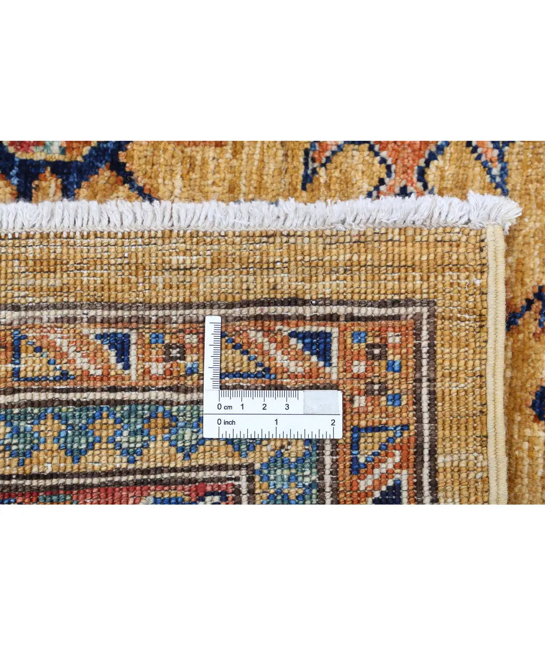 Hand Knotted Nomadic Caucasian Humna Wool Rug - 6'0'' x 8'6''