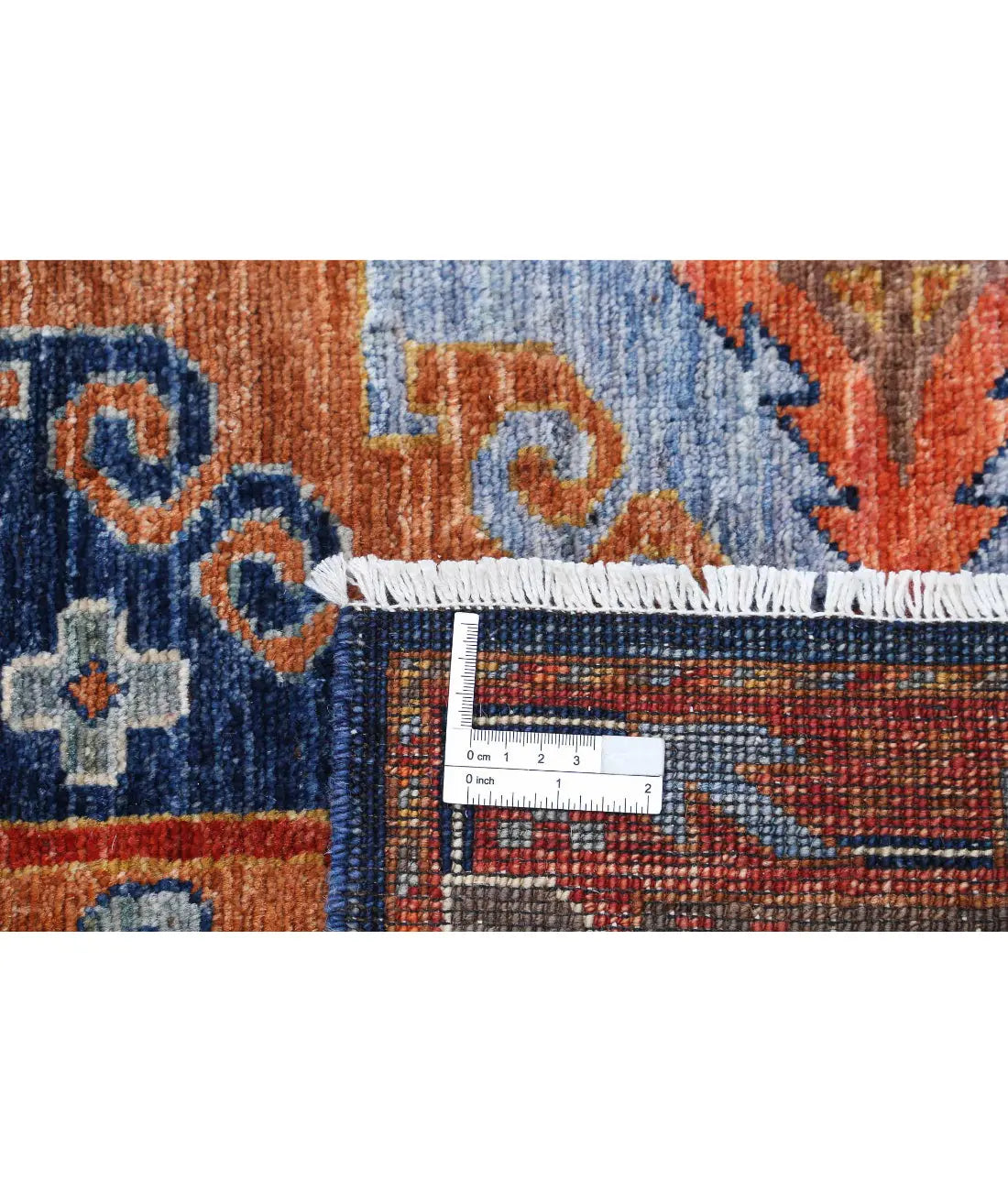 Hand Knotted Nomadic Caucasian Humna Wool Rug - 6'7'' x 9'0''