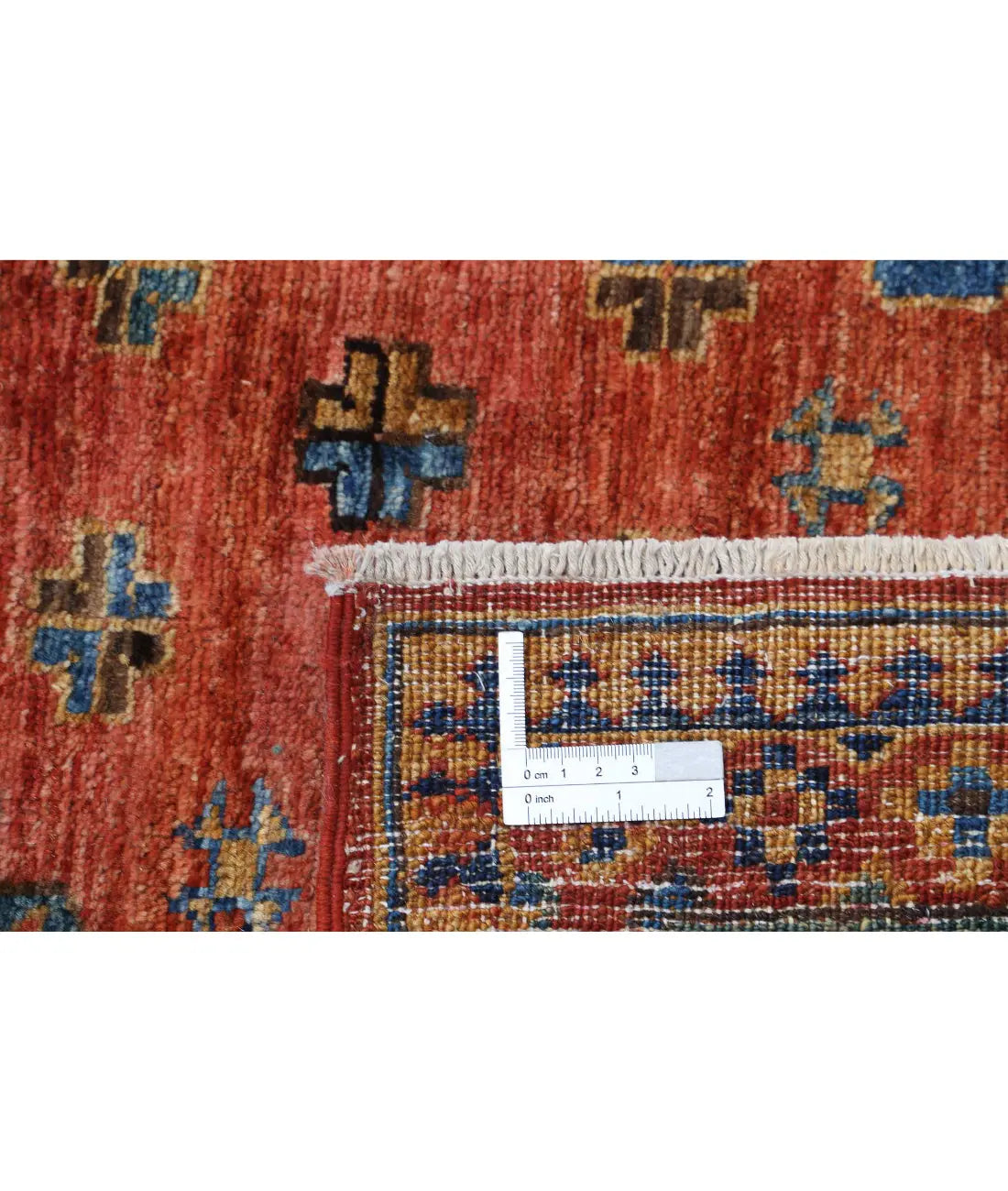 Hand Knotted Nomadic Caucasian Humna Wool Rug - 6'8'' x 9'10'' - Arteverk Rugs Area rug