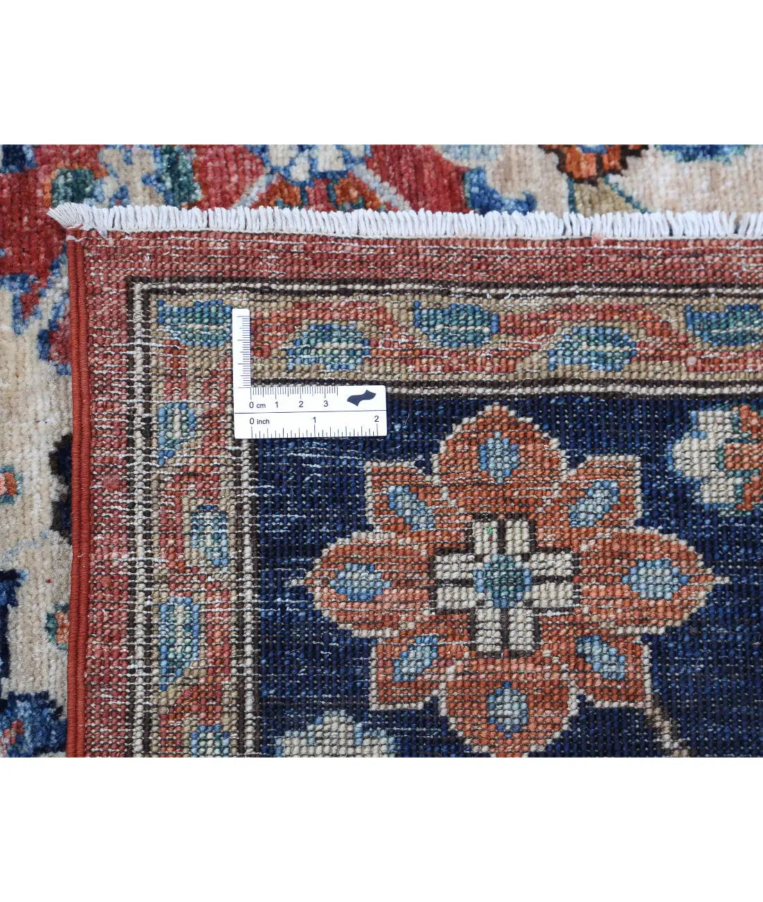 Hand Knotted Nomadic Caucasian Humna Wool Rug - 7'10'' x 9'10'' - Arteverk Rugs Area rug