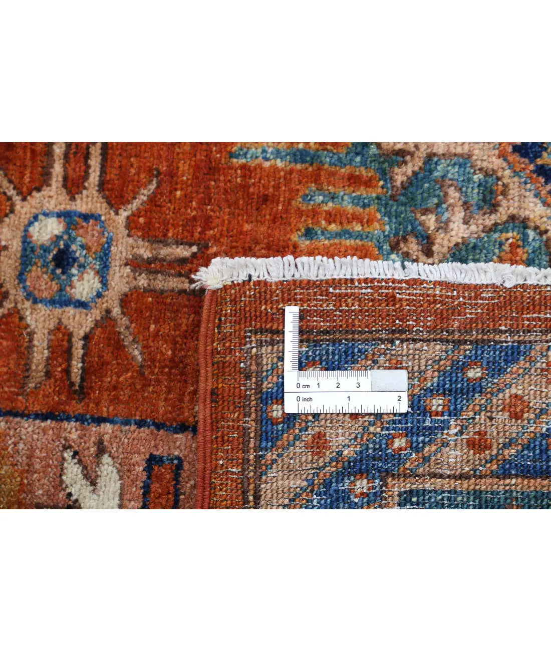 Hand Knotted Nomadic Caucasian Humna Wool Rug - 7'10'' x 9'6'' - Arteverk Rugs Area rug