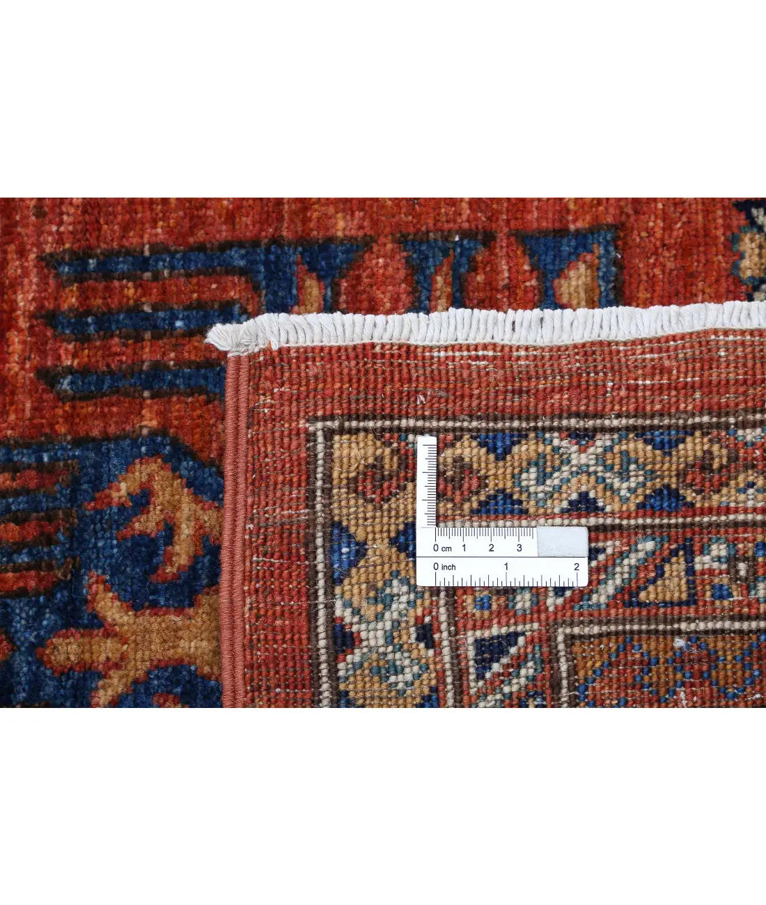 Hand Knotted Nomadic Caucasian Humna Wool Rug - 7'11'' x 9'8''