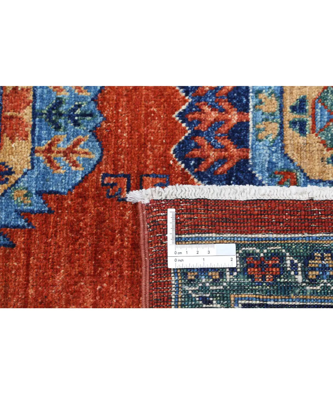 Hand Knotted Nomadic Caucasian Humna Wool Rug - 7'8'' x 9'7''