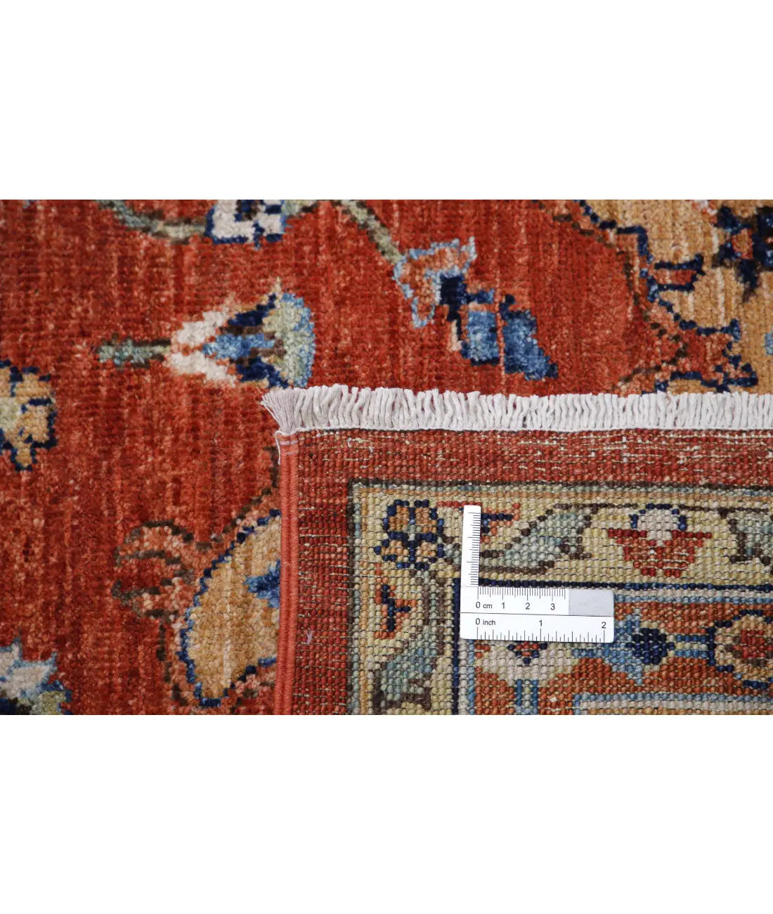 Hand Knotted Nomadic Caucasian Humna Wool Rug - 8'11'' x 11'8''