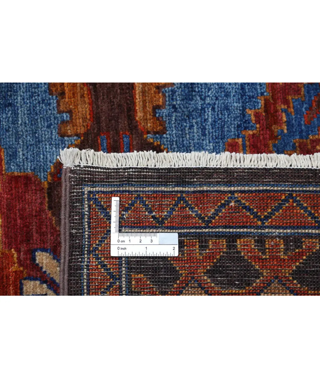 Hand Knotted Nomadic Caucasian Humna Wool Rug - 8'1'' x 9'9''