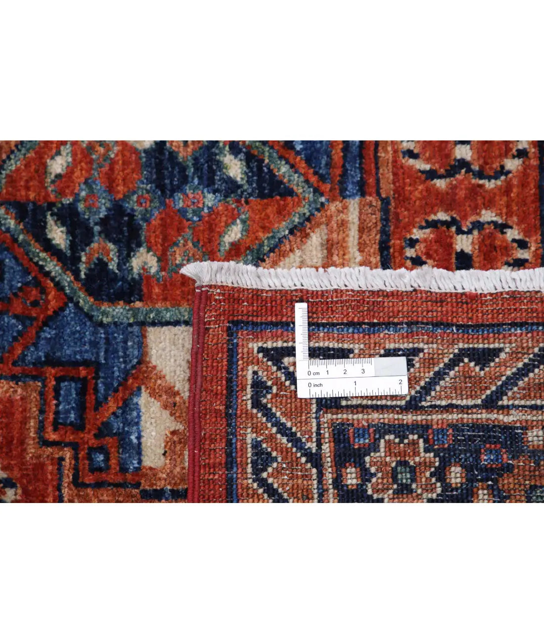 Hand Knotted Nomadic Caucasian Humna Wool Rug - 8'2'' x 9'9''