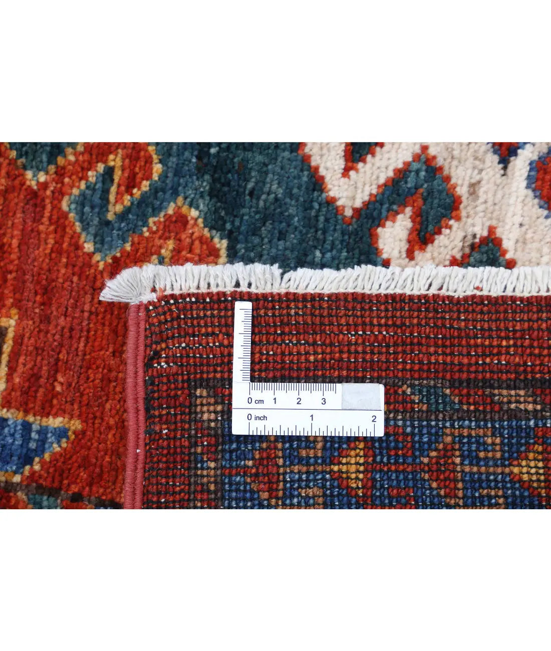 Hand Knotted Nomadic Caucasian Humna Wool Rug - 8'8'' x 9'2''