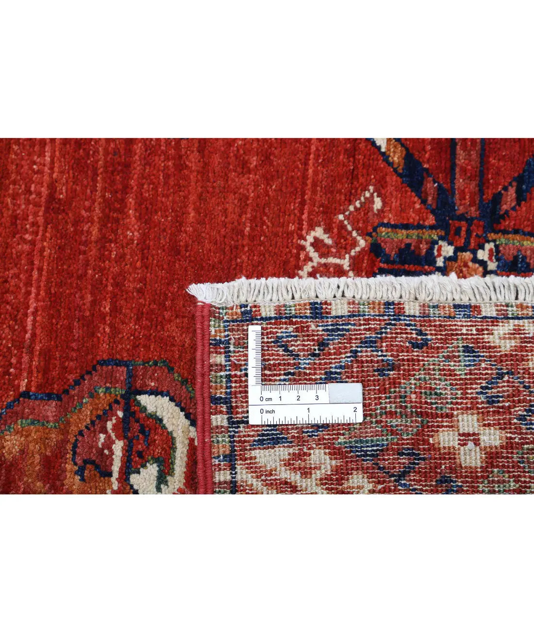 Hand Knotted Nomadic Caucasian Humna Wool Rug - 9'10'' x 14'3''