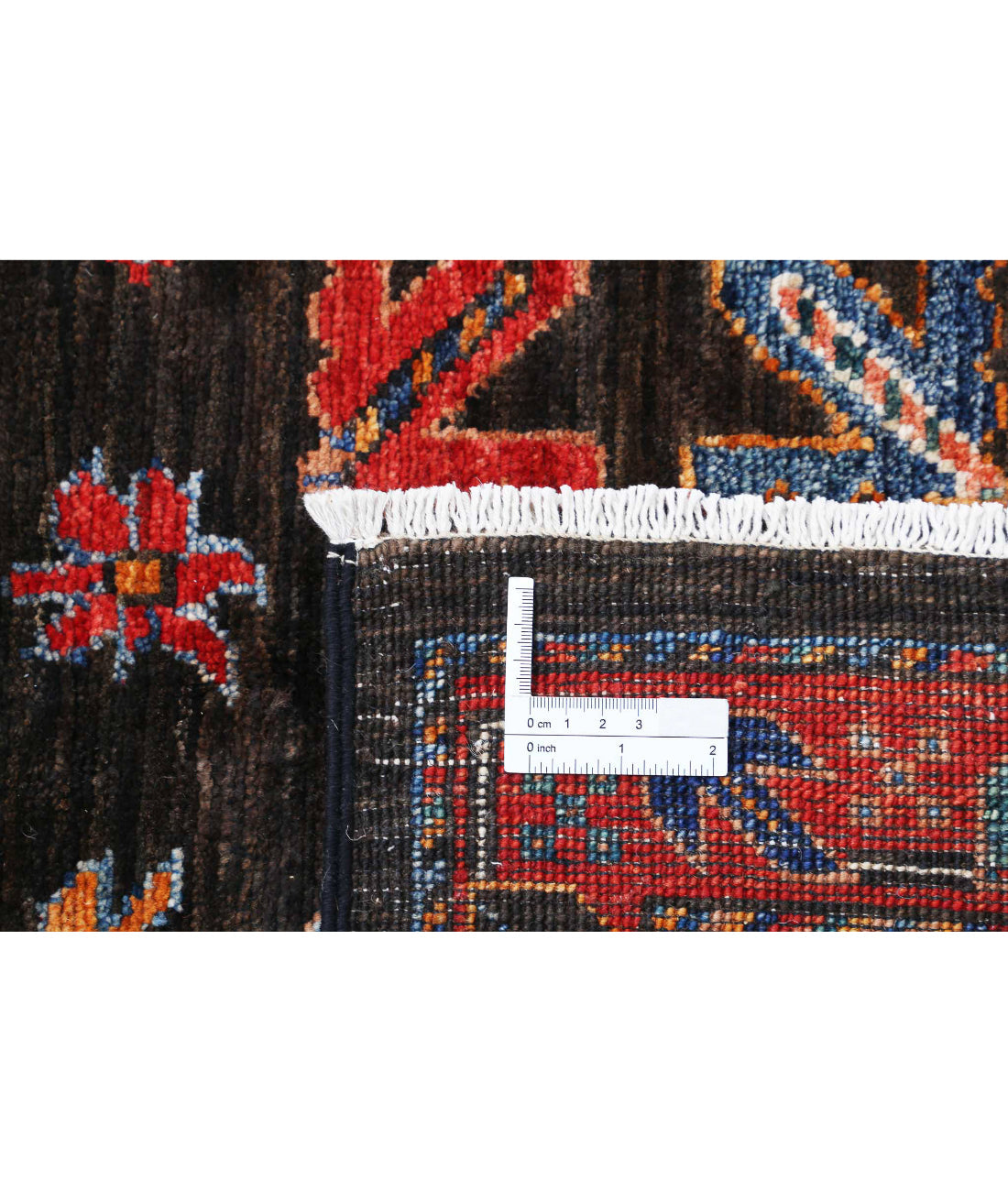 Hand Knotted Nomadic Caucasian Humna Wool Rug - 9'10'' x 14'7''