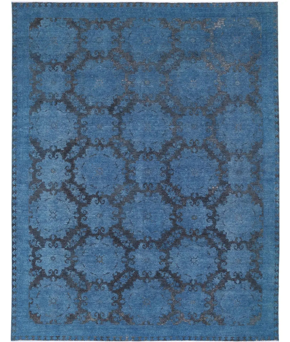 Hand Knotted Onyx Wool Rug - 11'10'' x 14'7''