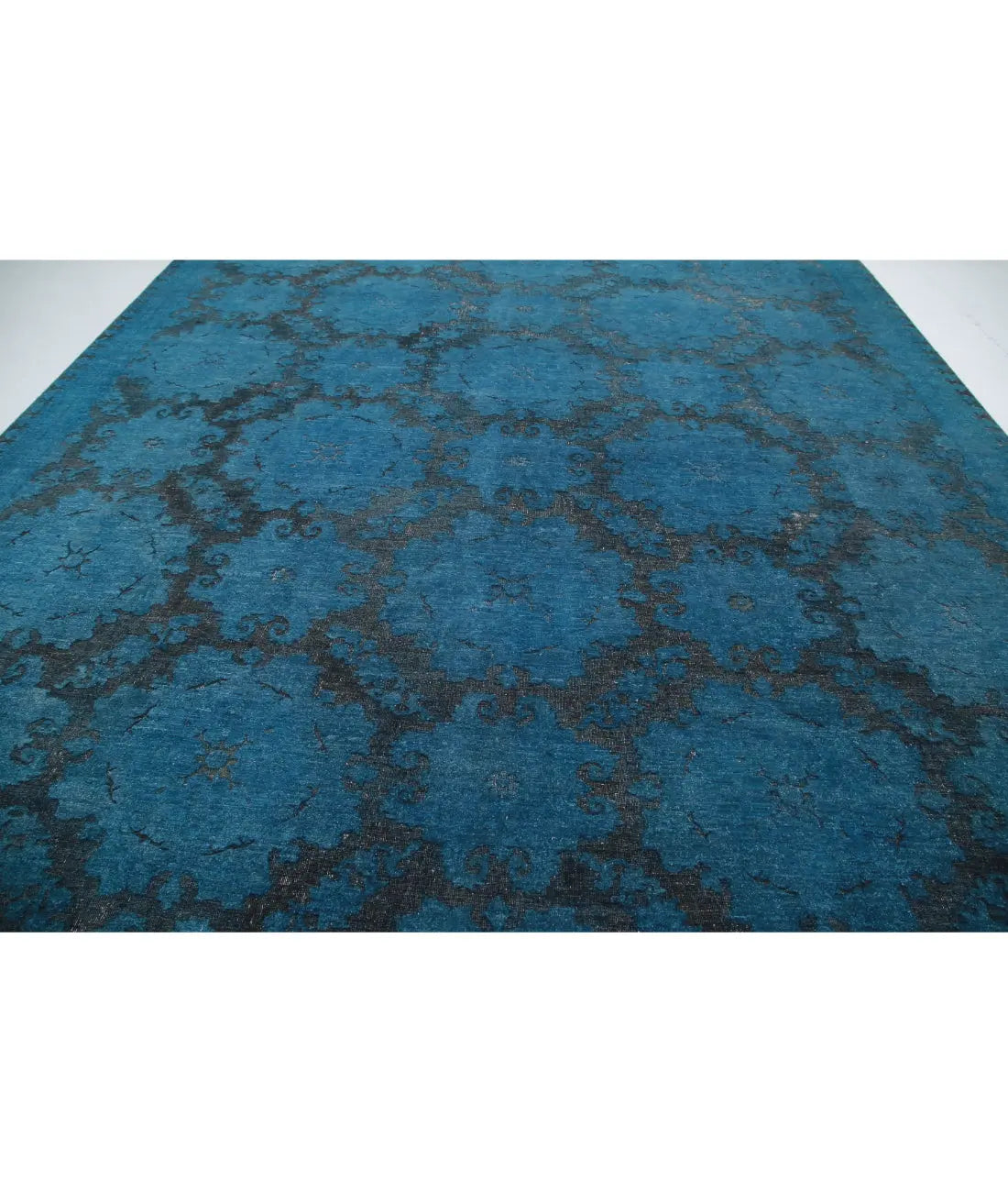 Hand Knotted Onyx Wool Rug - 11'10'' x 14'7''