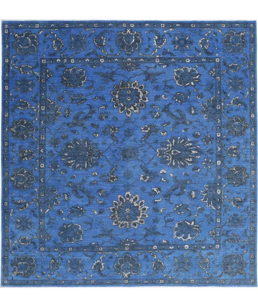 Hand Knotted Onyx Wool Rug - 11'4'' x 11'6''