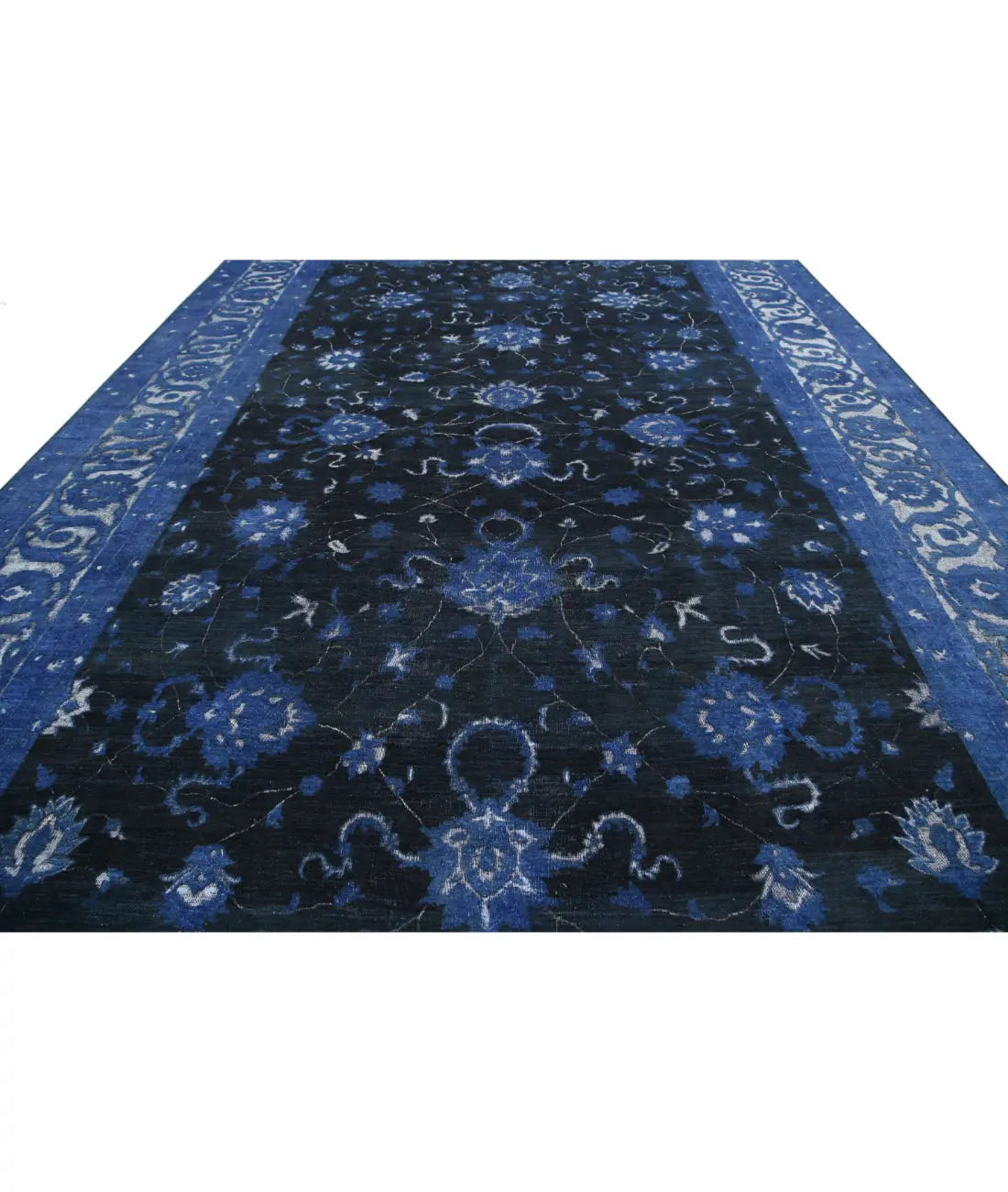 Tapis en laine d'onyx noué à la main - 11'8'' x 17'2''