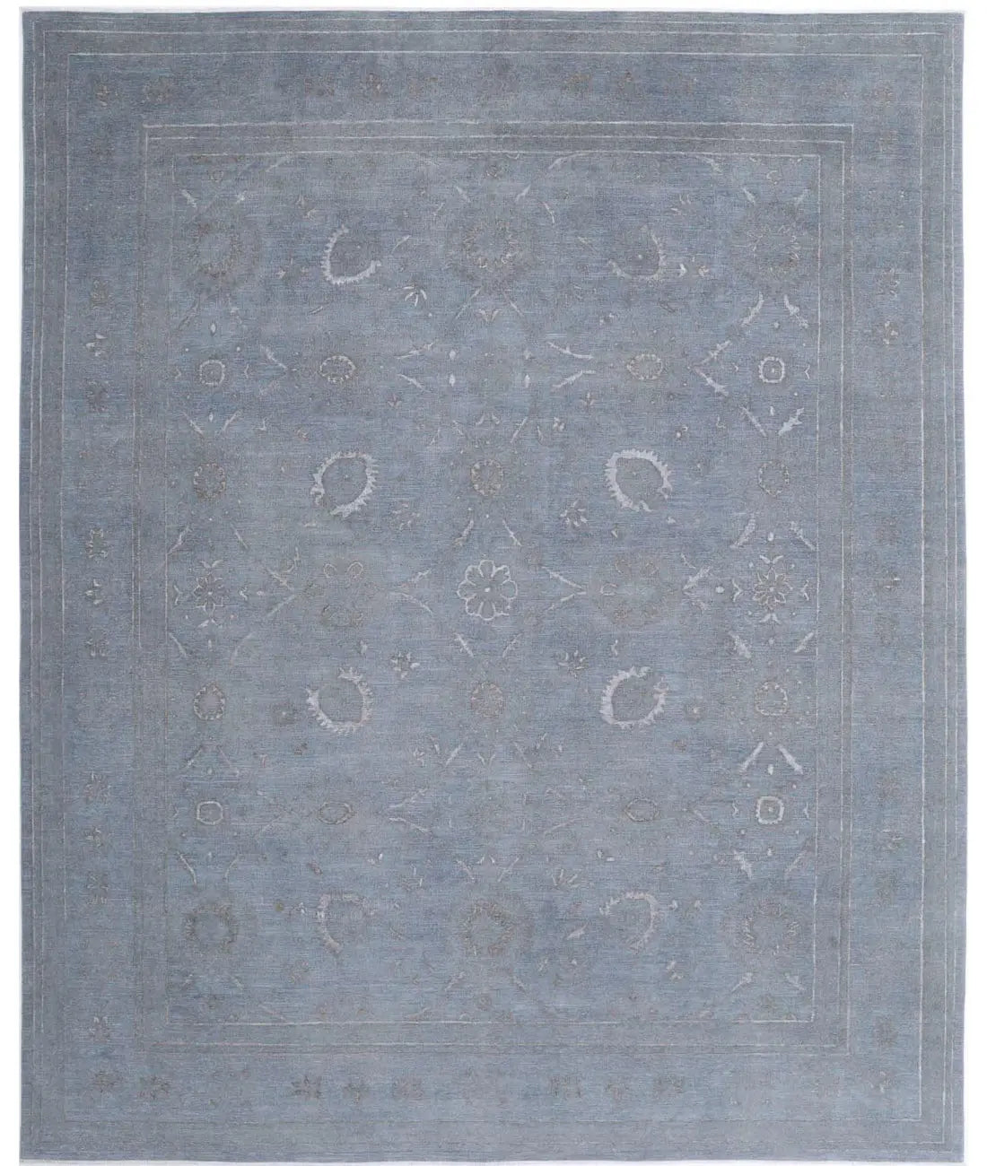 Hand Knotted Onyx Wool Rug - 12'10'' x 15'8''