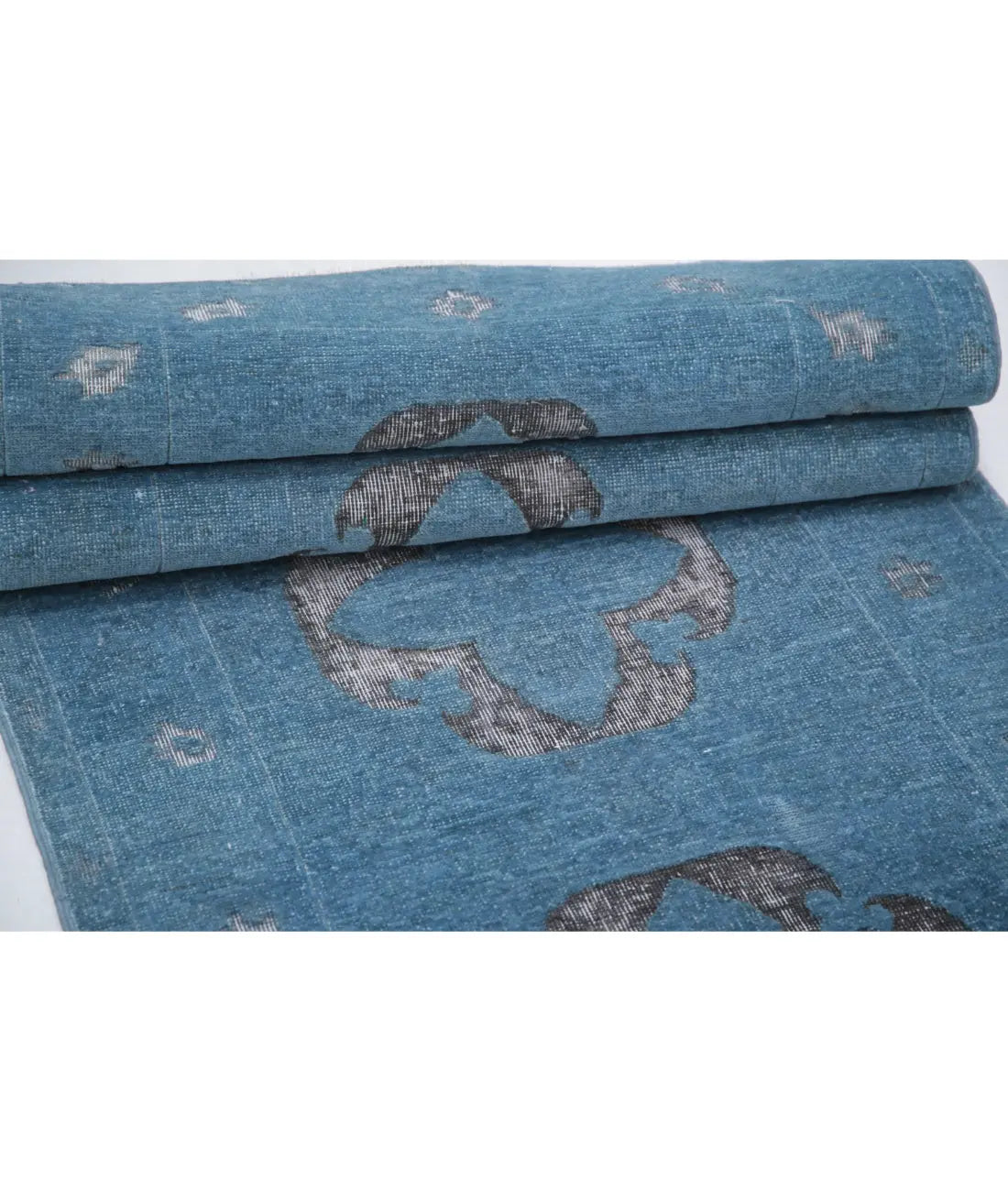 Tapis en laine onyx noué à la main - 2'6'' x 9'9''