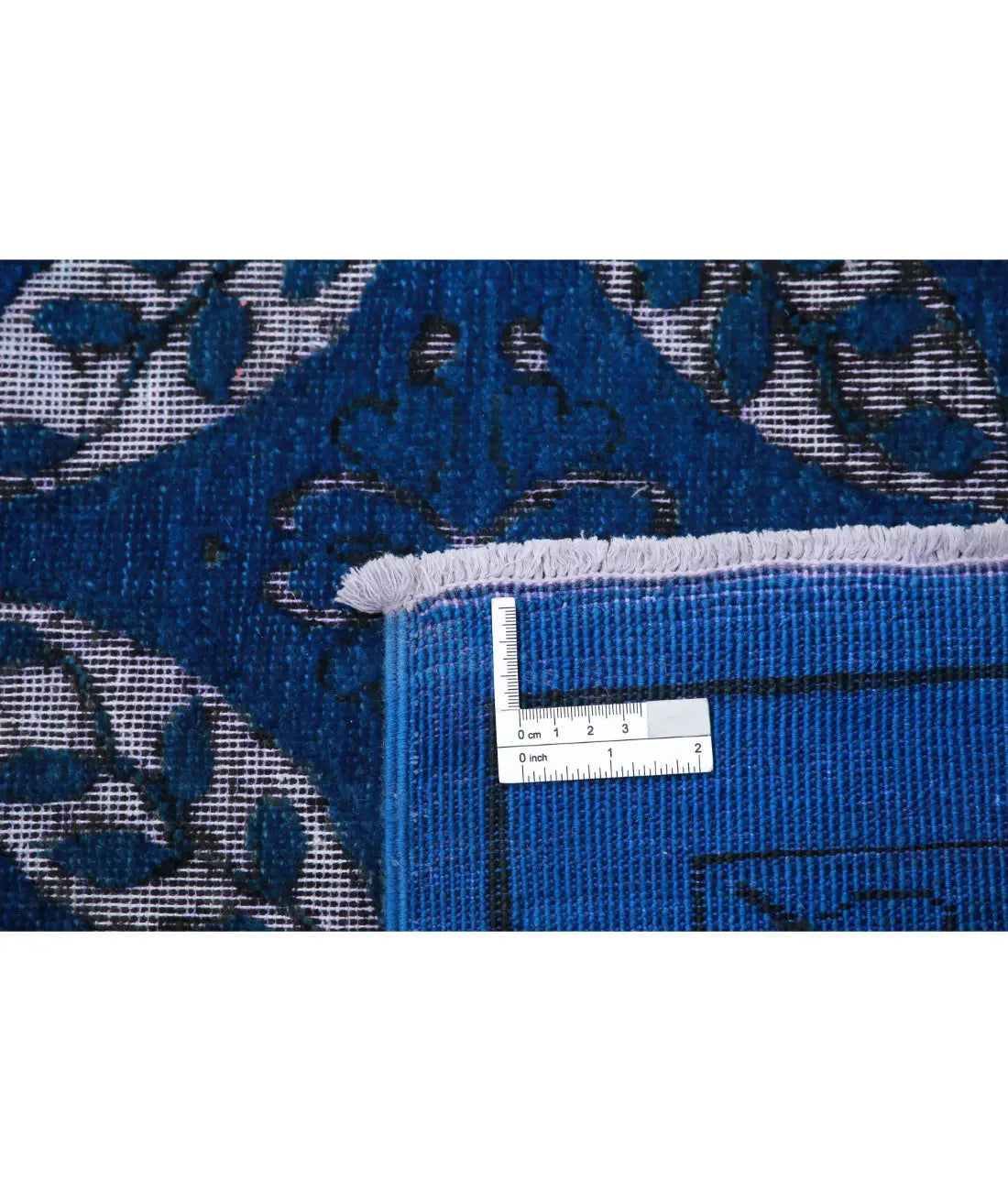 Hand Knotted Onyx Wool Rug - 3'9'' x 16'7''