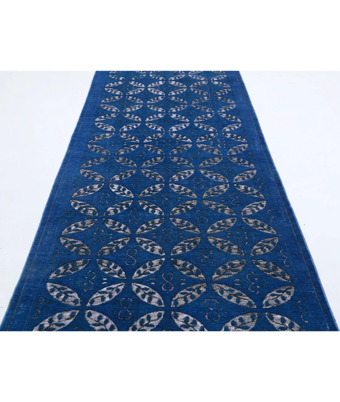 Tapis en laine d'onyx noué à la main - 3'9'' x 16'7''