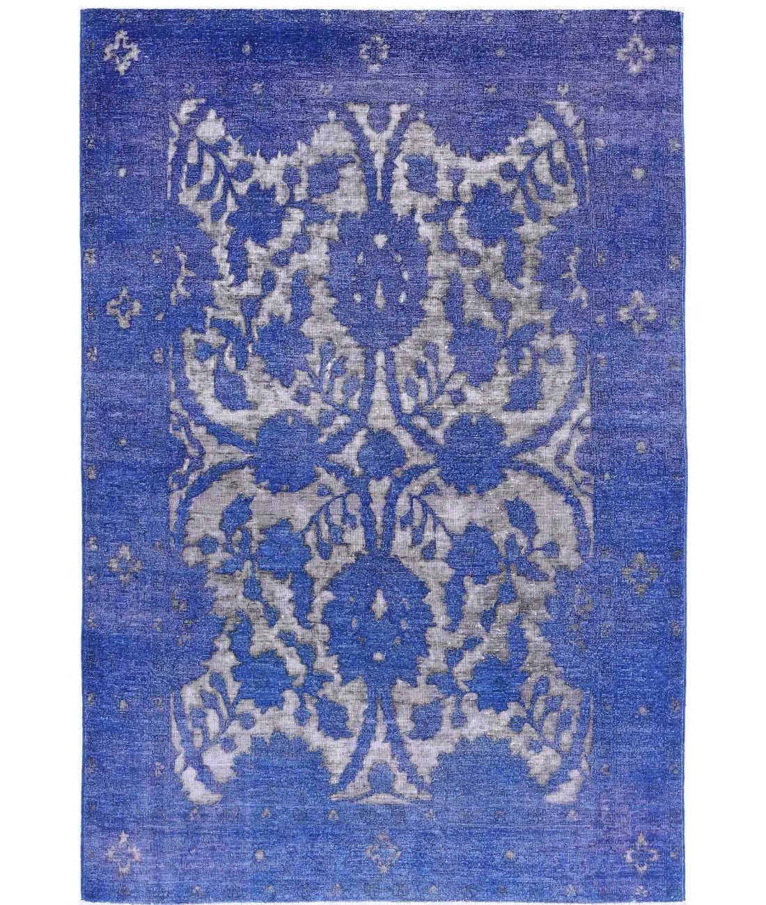 Hand Knotted Onyx Wool Rug - 4'6'' x 6'6''