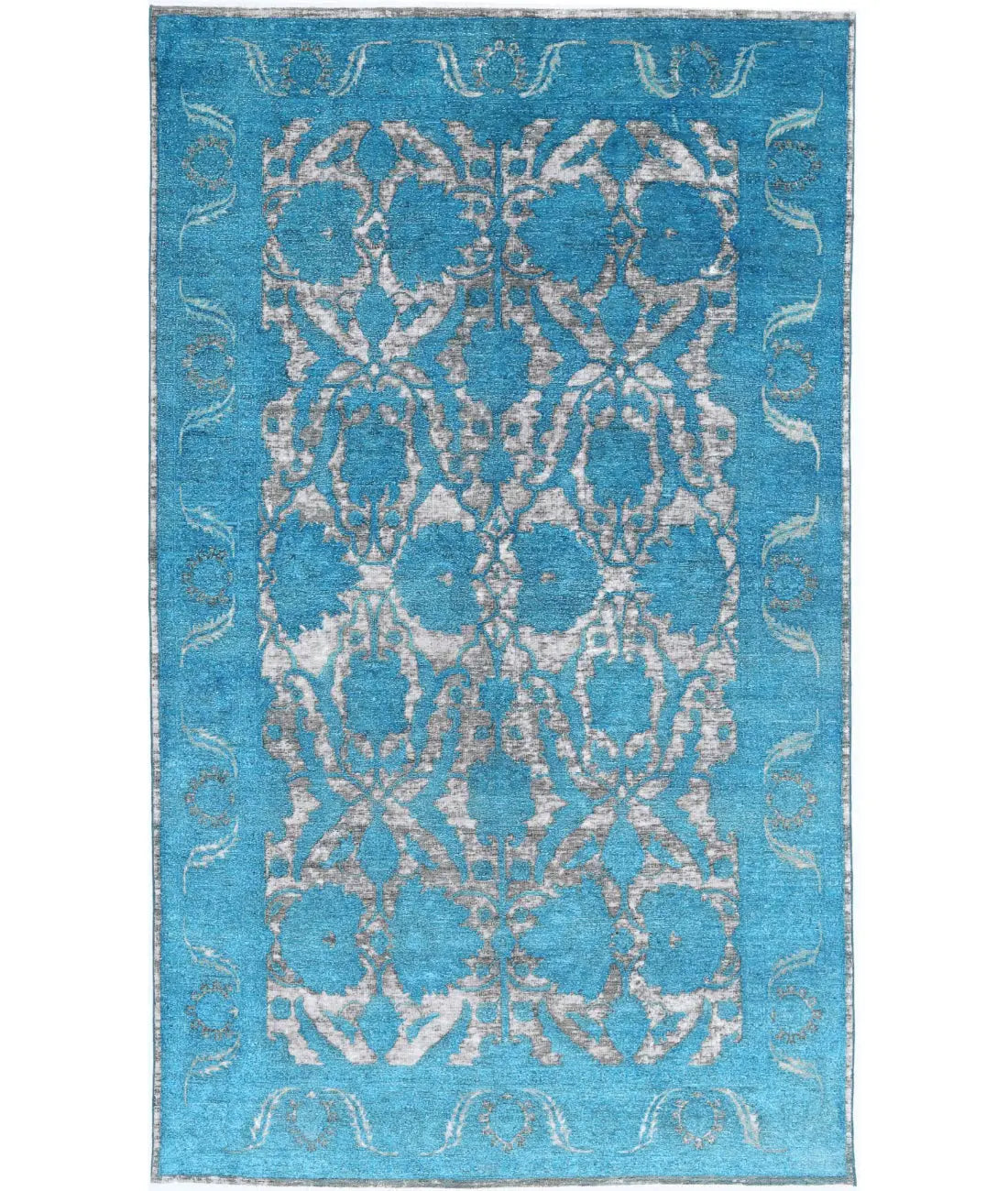 Hand Knotted Onyx Wool Rug - 5'10'' x 10'2''