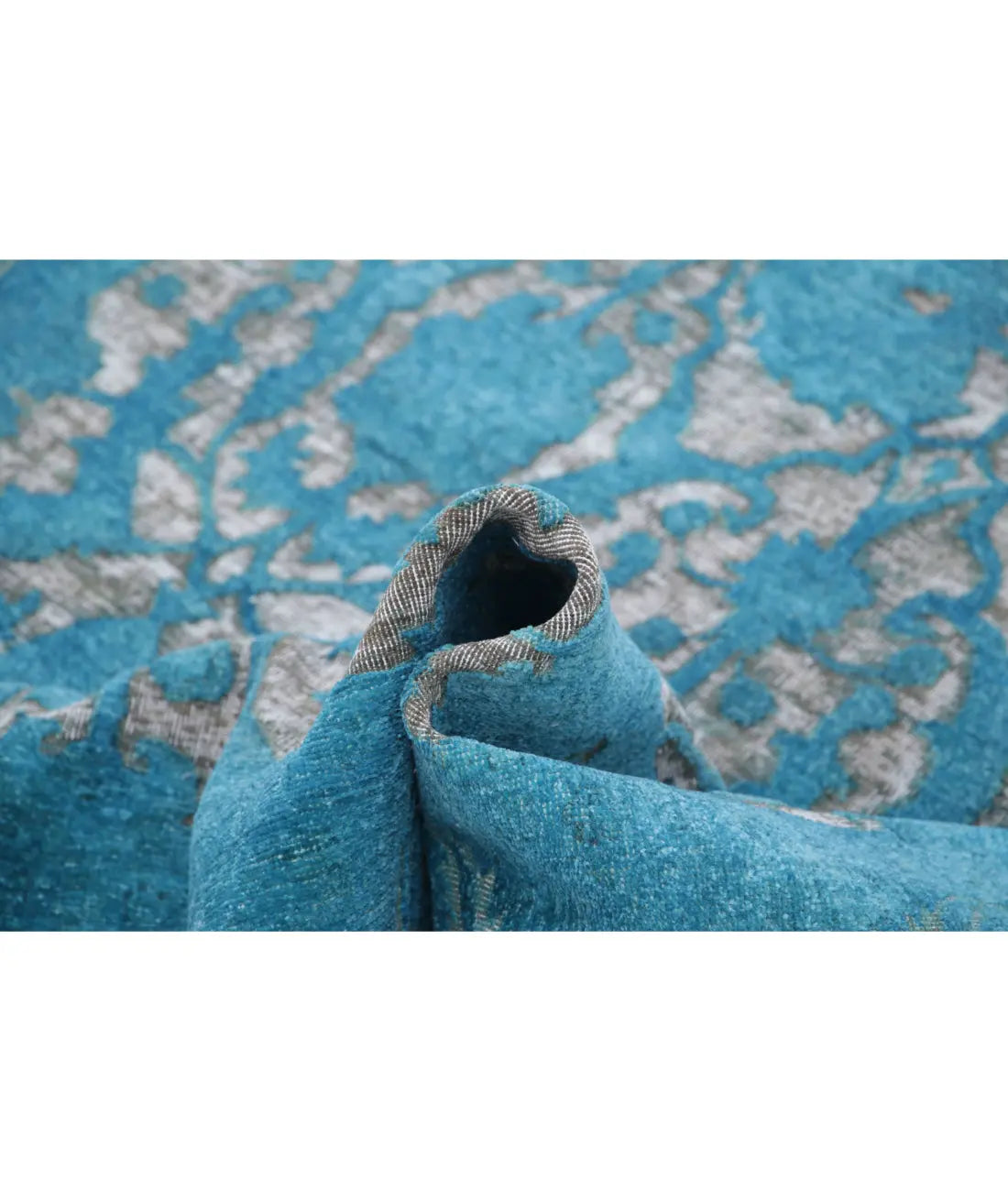 Alfombra de lana de ónix anudada a mano - 5'10'' x 10'2''