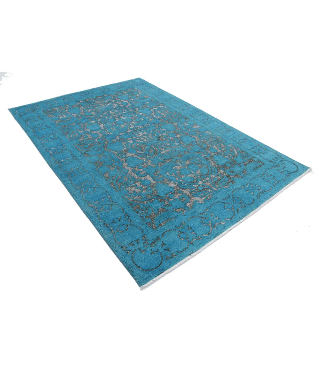 Hand Knotted Onyx Wool Rug - 5'10'' x 8'3''