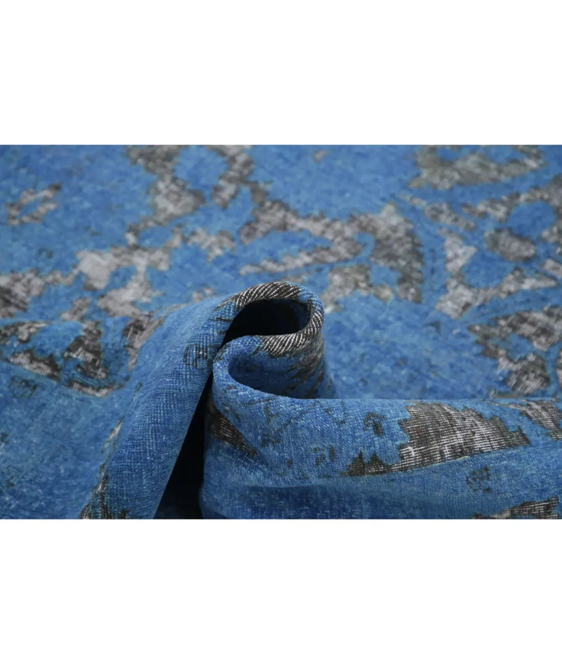 Alfombra de lana de ónix anudada a mano - 5'10'' x 8'8''