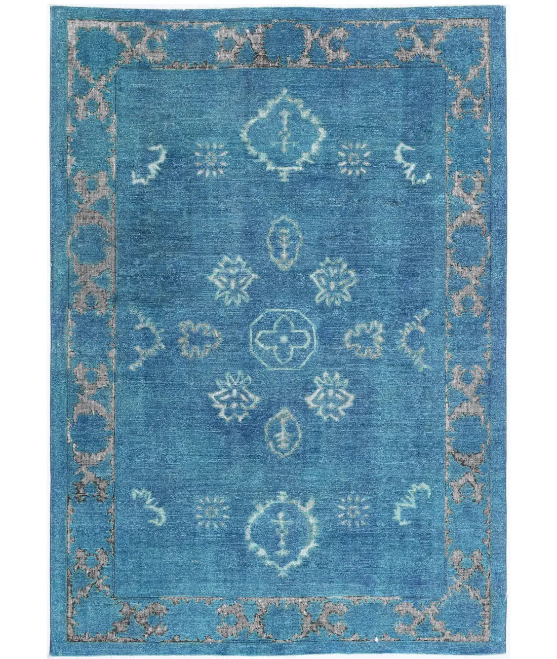 Hand Knotted Onyx Wool Rug - 5'11'' x 8'6''