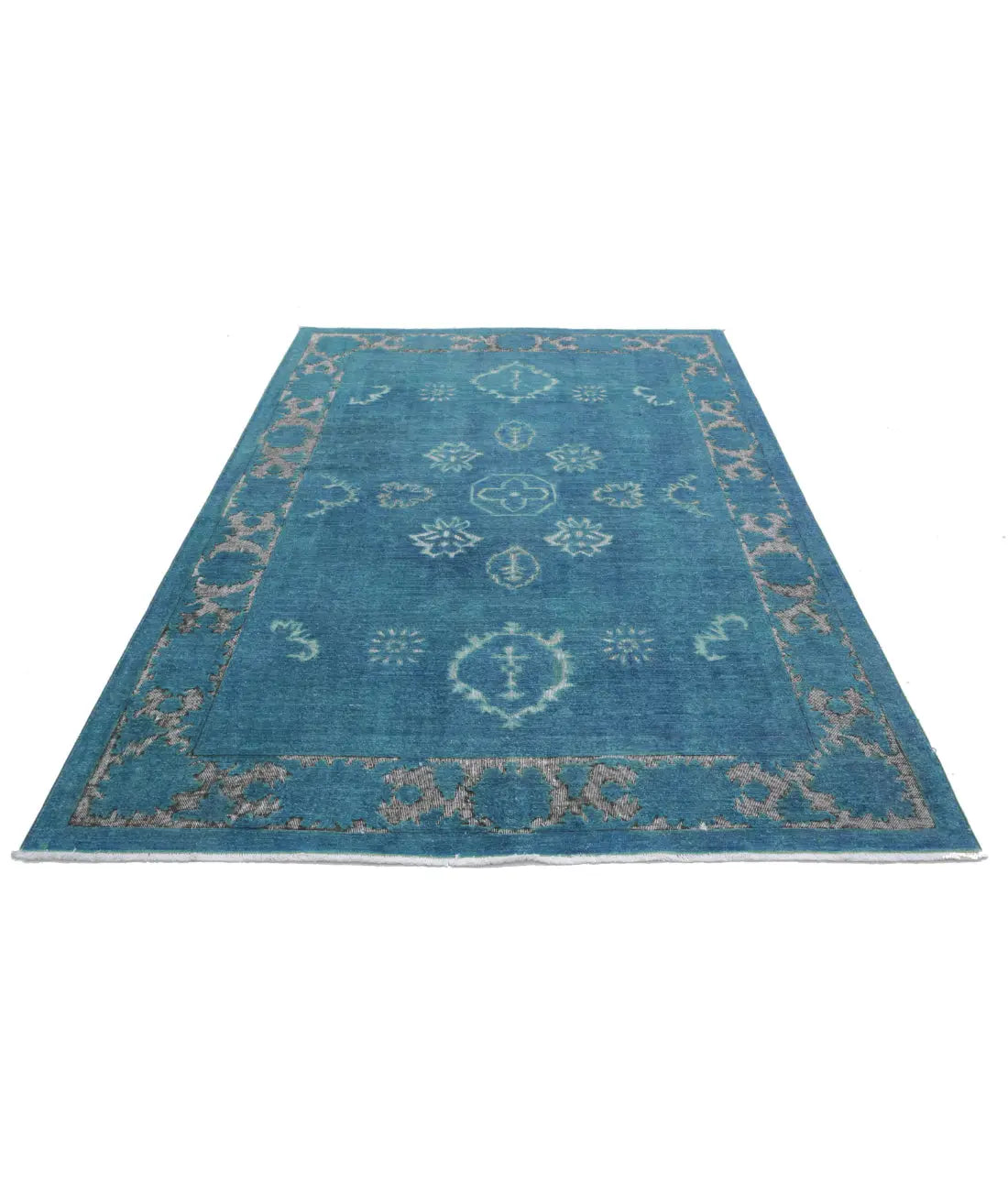 Hand Knotted Onyx Wool Rug - 5'11'' x 8'6''