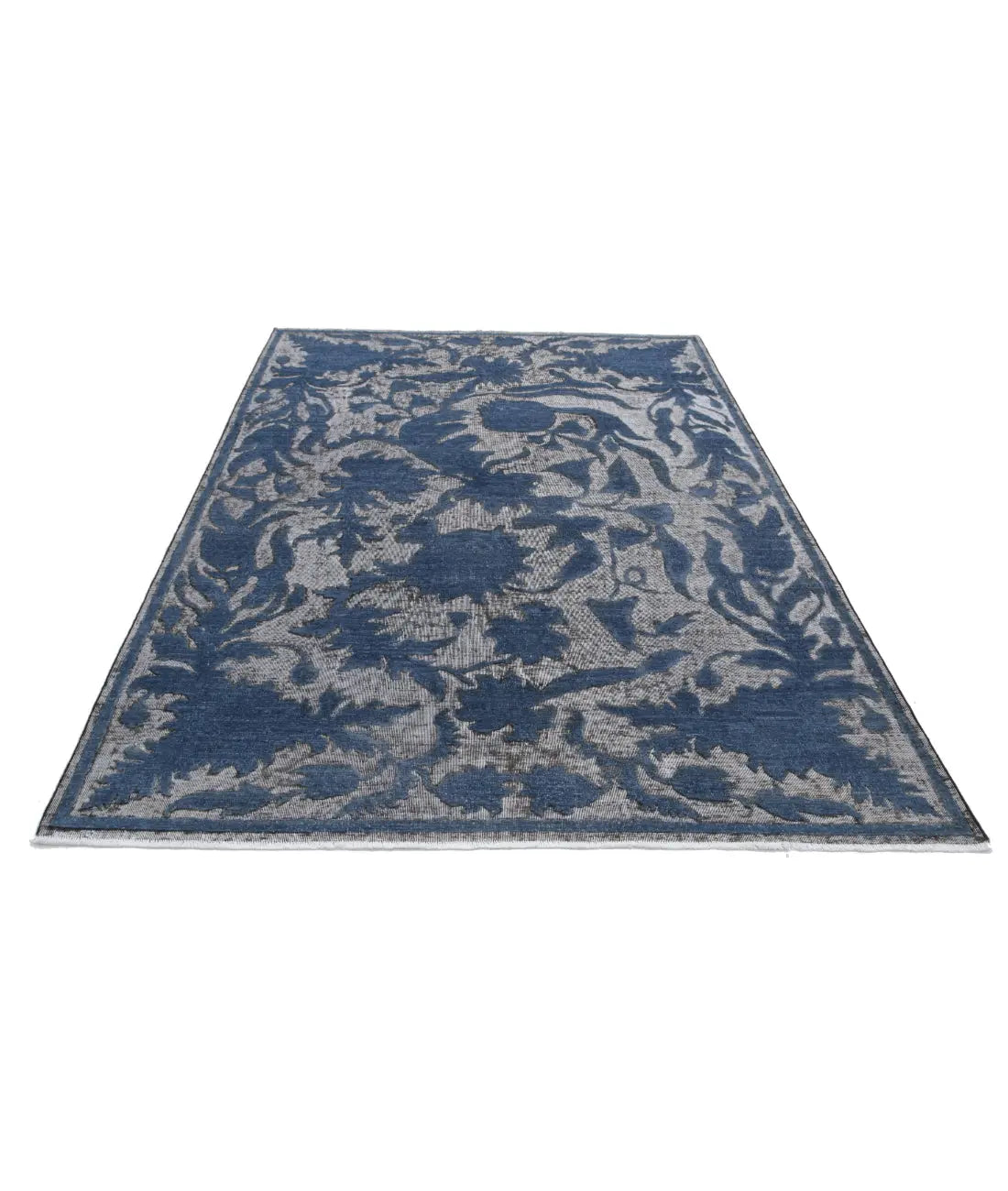 Hand Knotted Onyx Wool Rug - 5'9'' x 8'0''