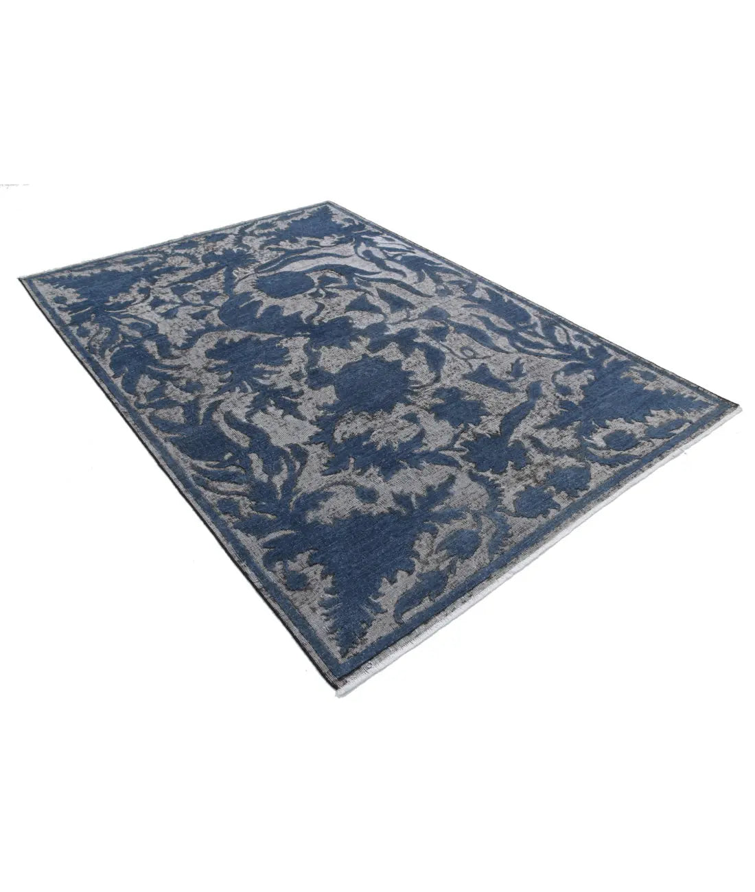 Hand Knotted Onyx Wool Rug - 5'9'' x 8'0''
