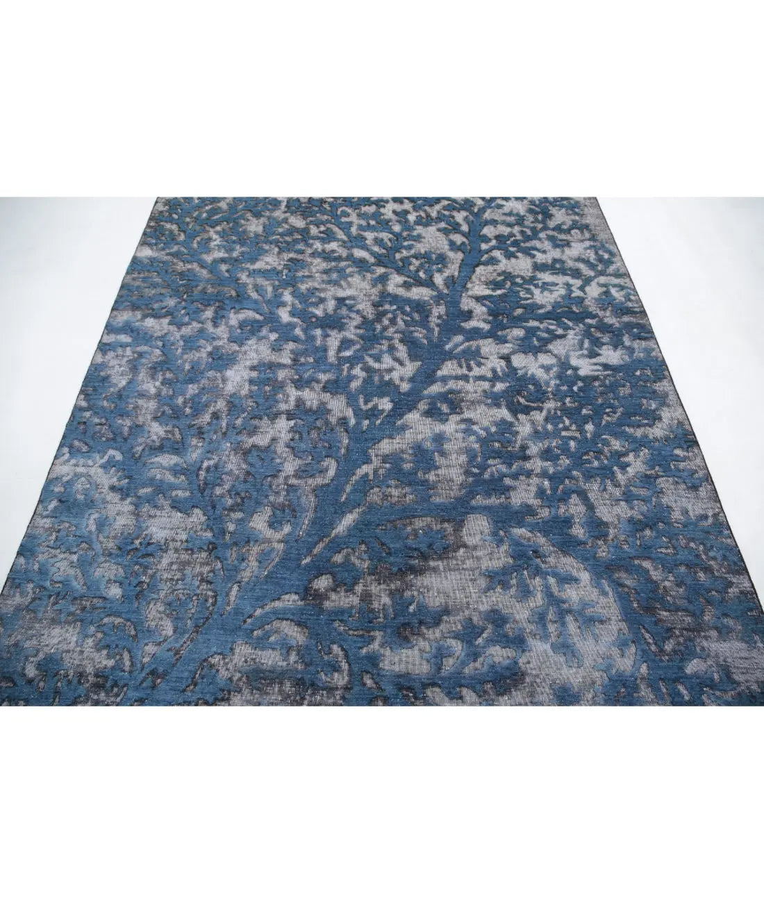 Tapis en laine d'onyx noué à la main - 5'9'' x 8'3''