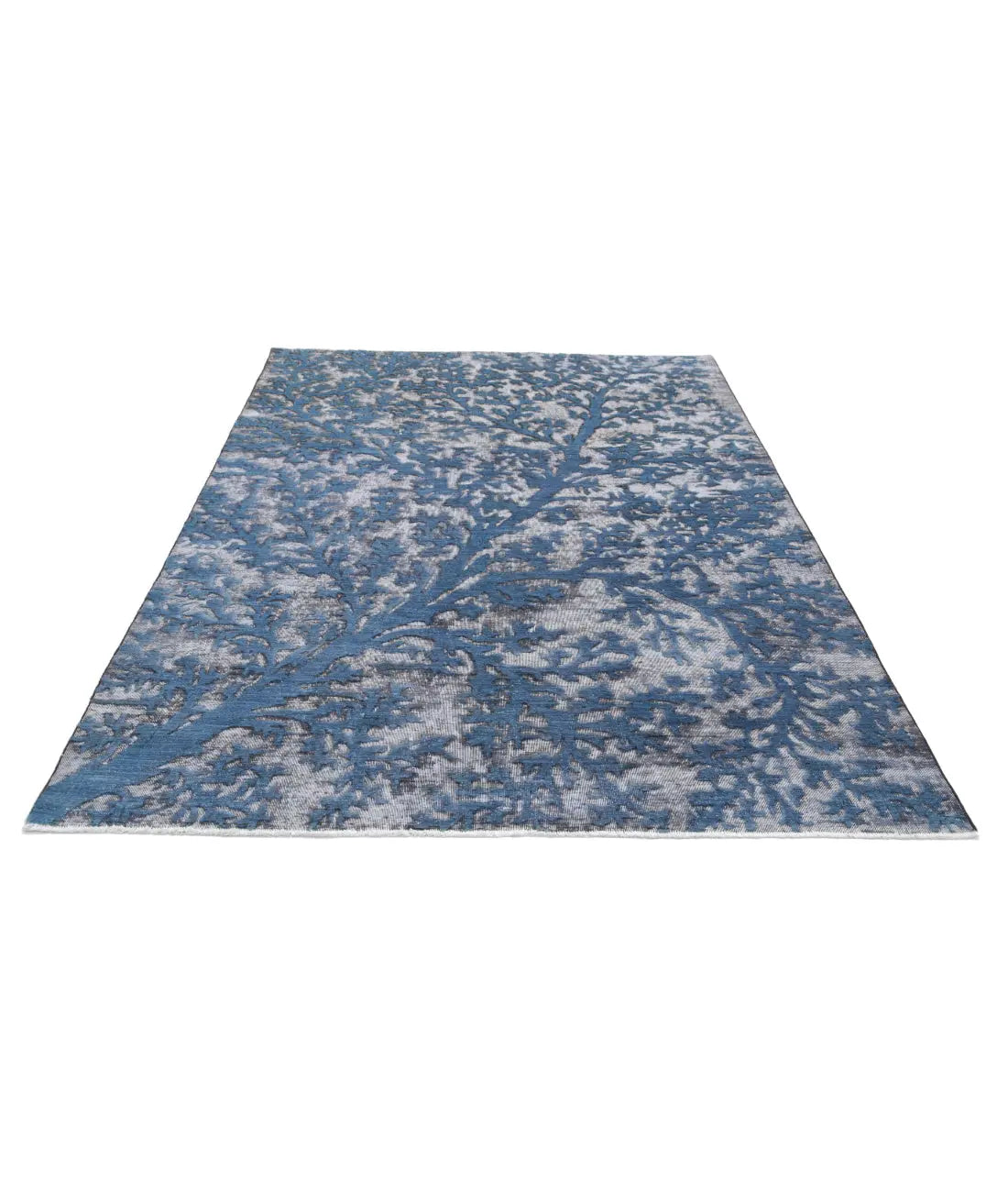 Tapis en laine d'onyx noué à la main - 5'9'' x 8'3''