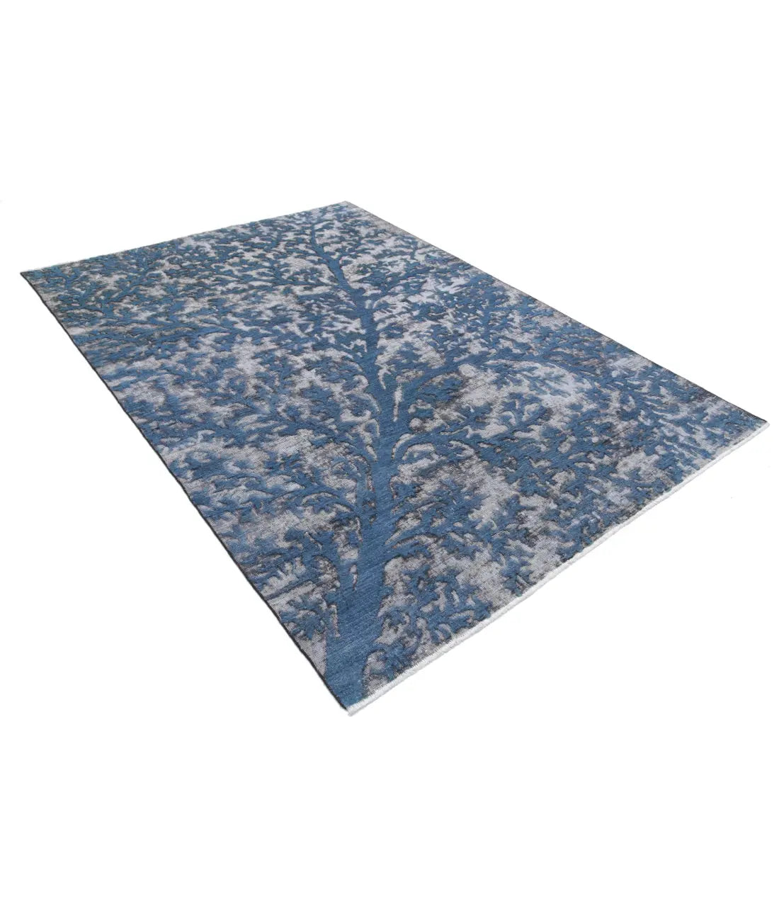 Tapis en laine d'onyx noué à la main - 5'9'' x 8'3''