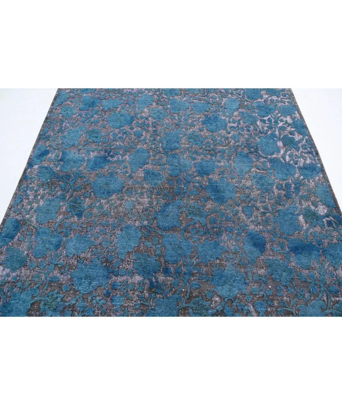 Hand Knotted Onyx Wool Rug - 6'0'' x 8'0''