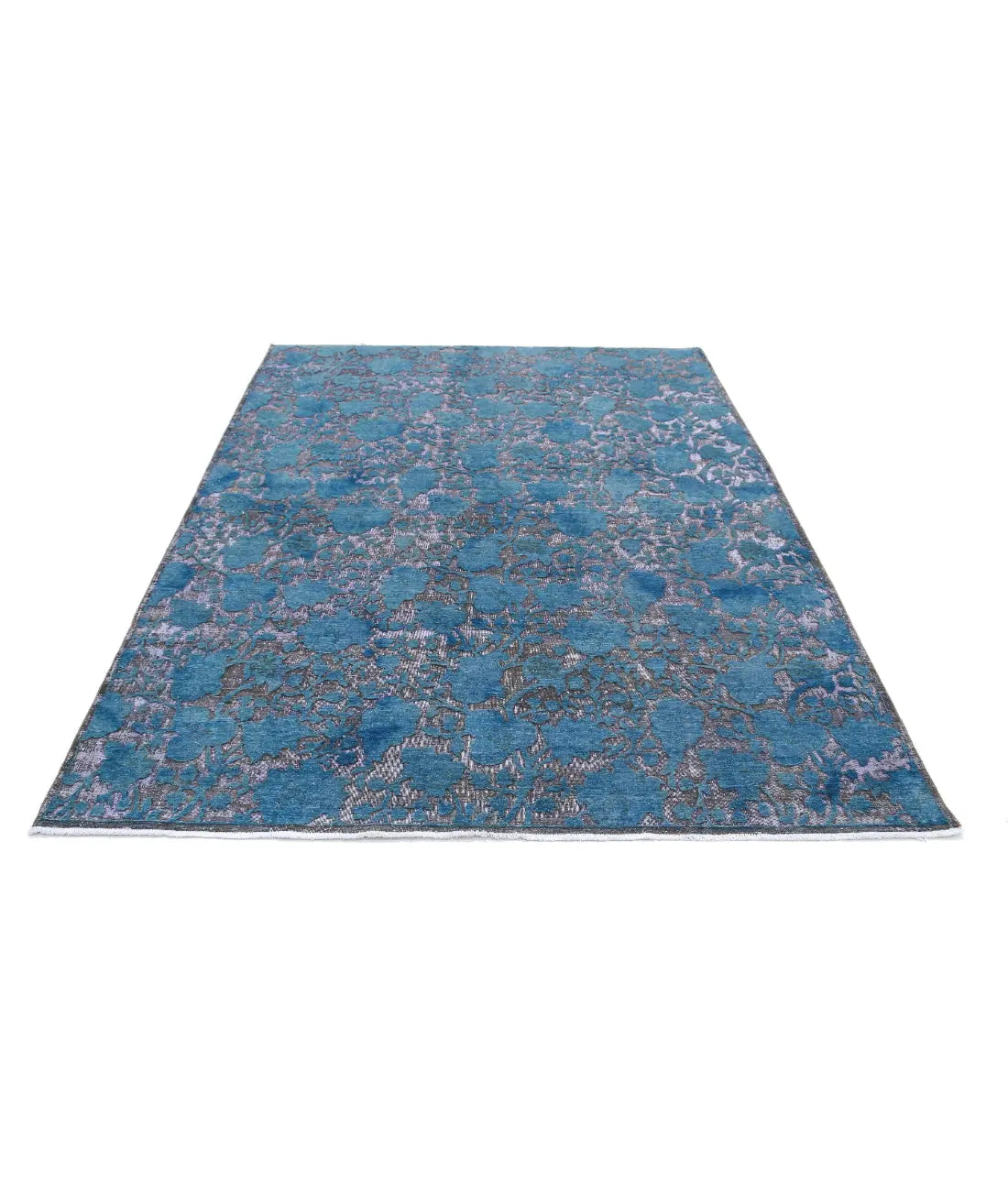 Hand Knotted Onyx Wool Rug - 6'0'' x 8'0''