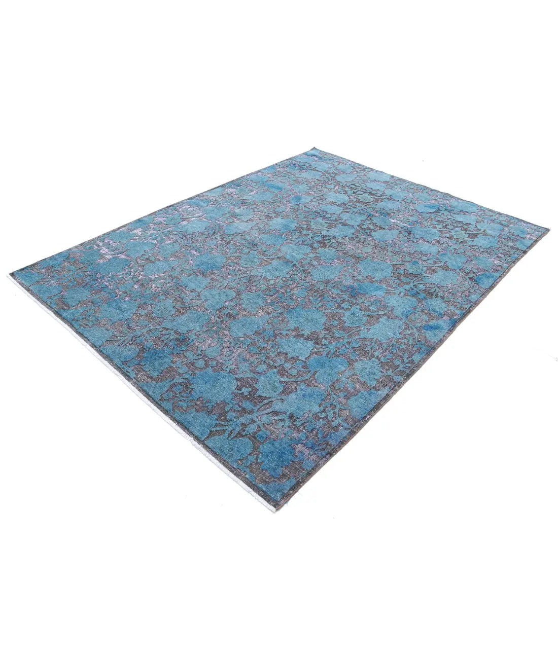 Hand Knotted Onyx Wool Rug - 6'0'' x 8'0''