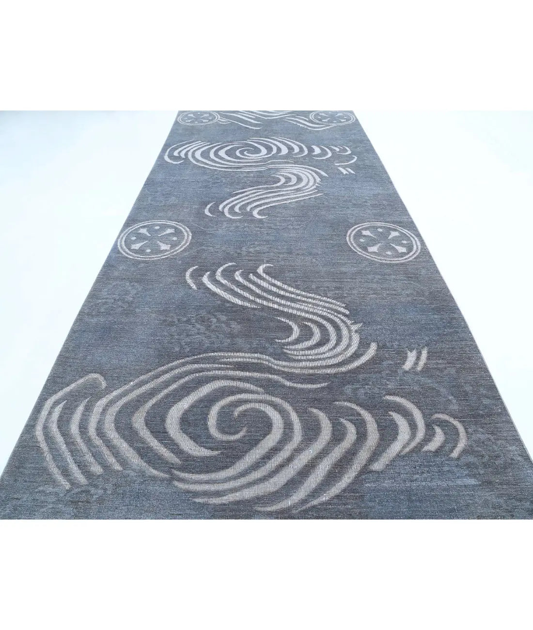 Hand Knotted Onyx Wool Rug - 6'1'' x 16'0'' - Arteverk Rugs Area rug